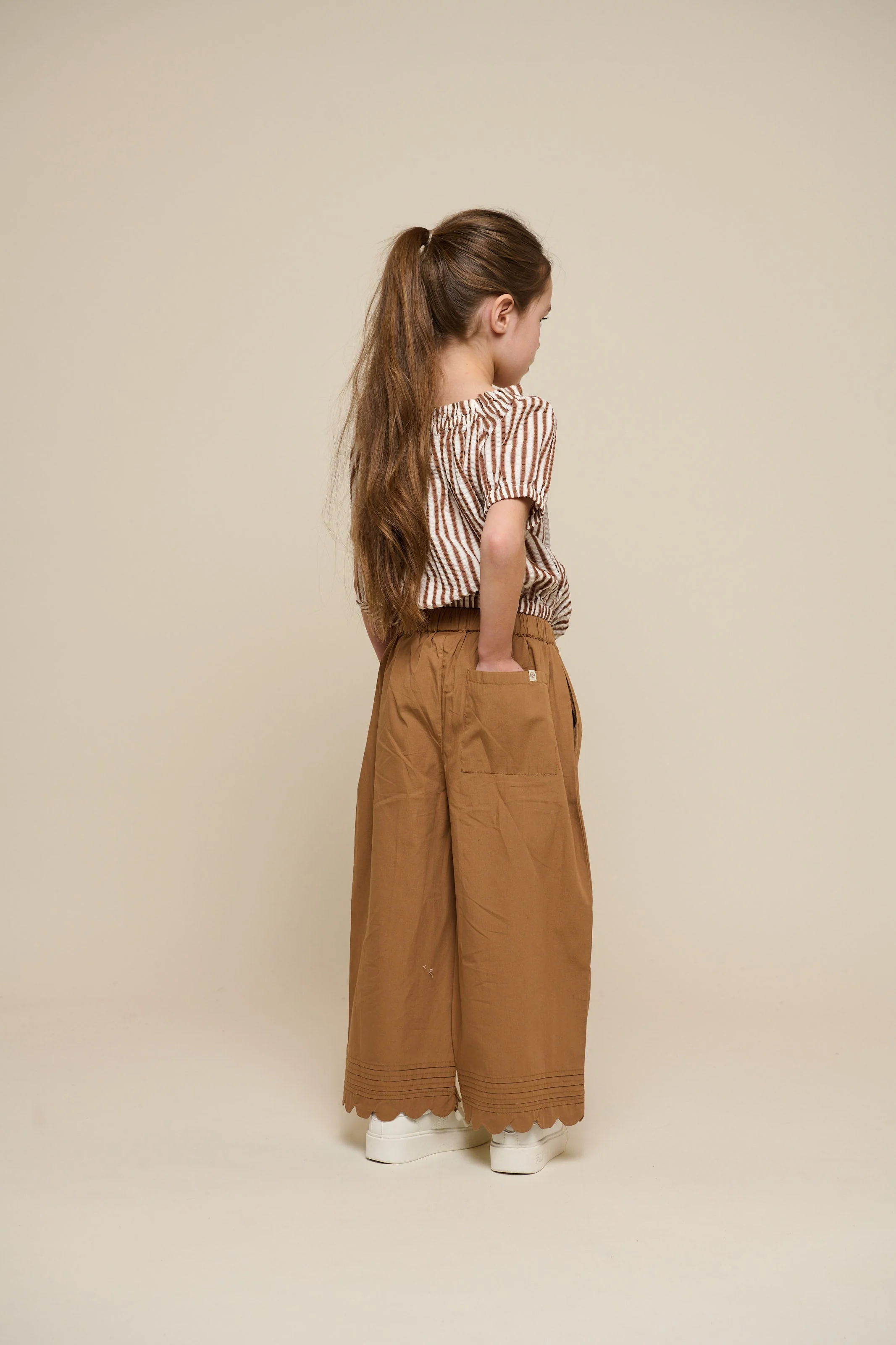 Popelinehose mit Muschelkante - Tween - Coconut | 101079 Joy - Image 4