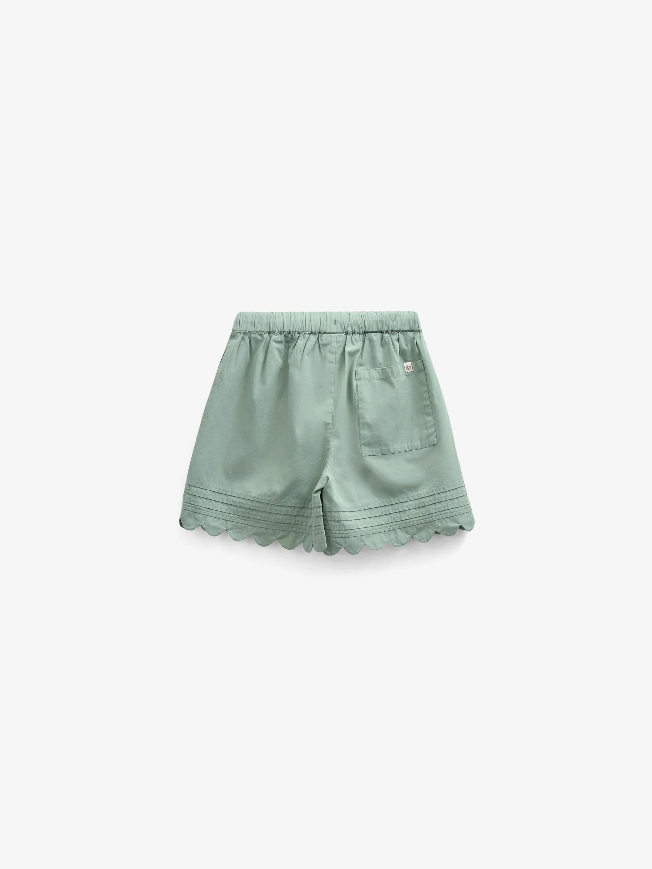 Popelineshorts mit Muschelkante - Tween - Dusty Green | 101076 Joy - Image 3
