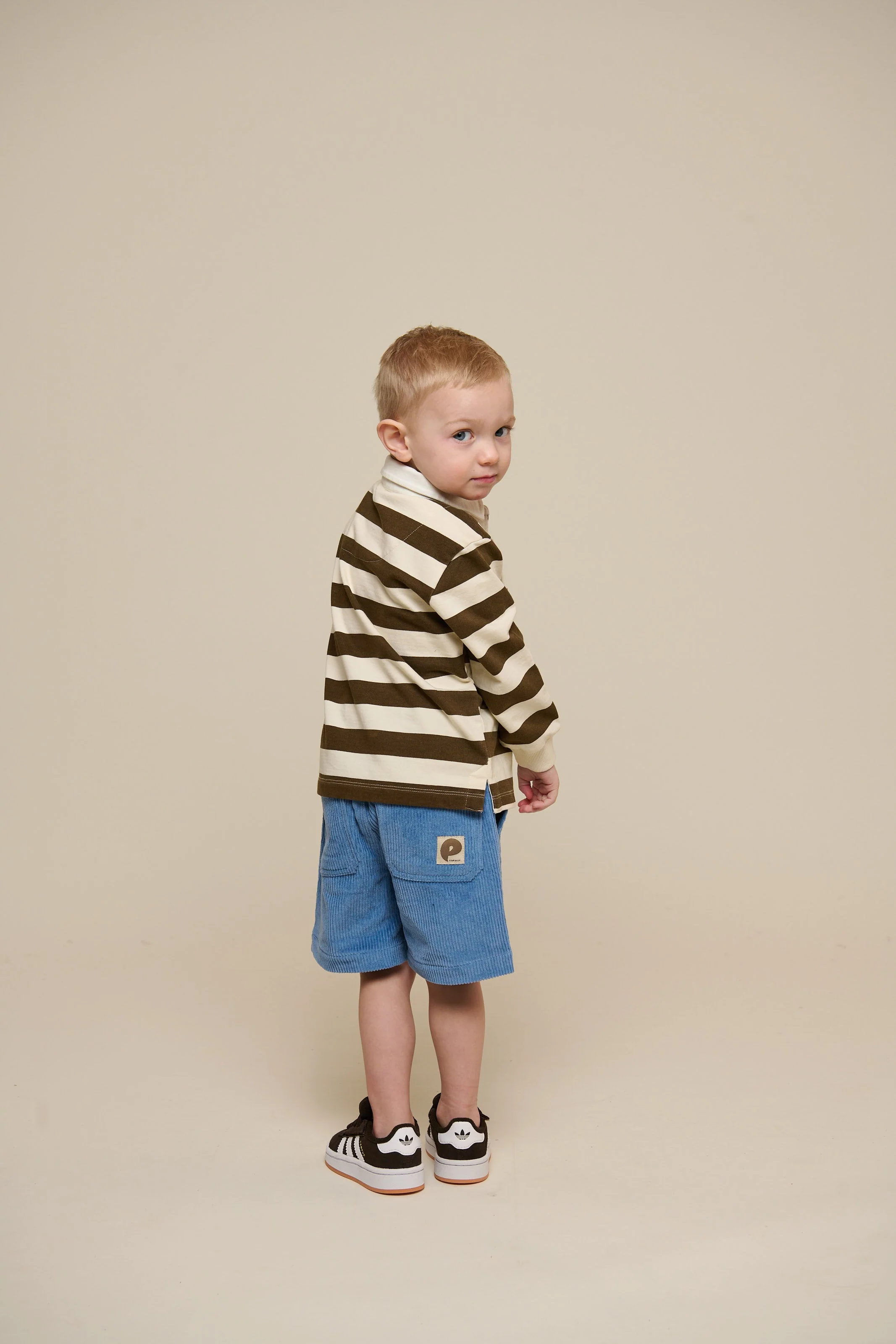 Pull-On Cord Shorts - Kids - Dusty Blue | 101100 Tobias - Image 5