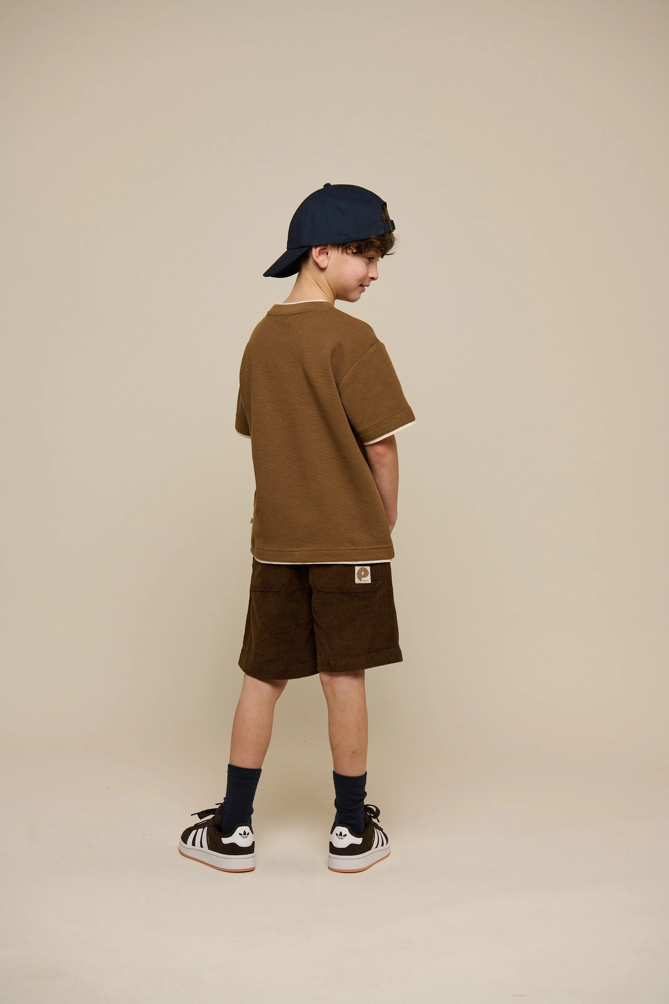 Pull-On Cord Shorts - Tween - Dark Brown | 101105 Tobias - Image 6
