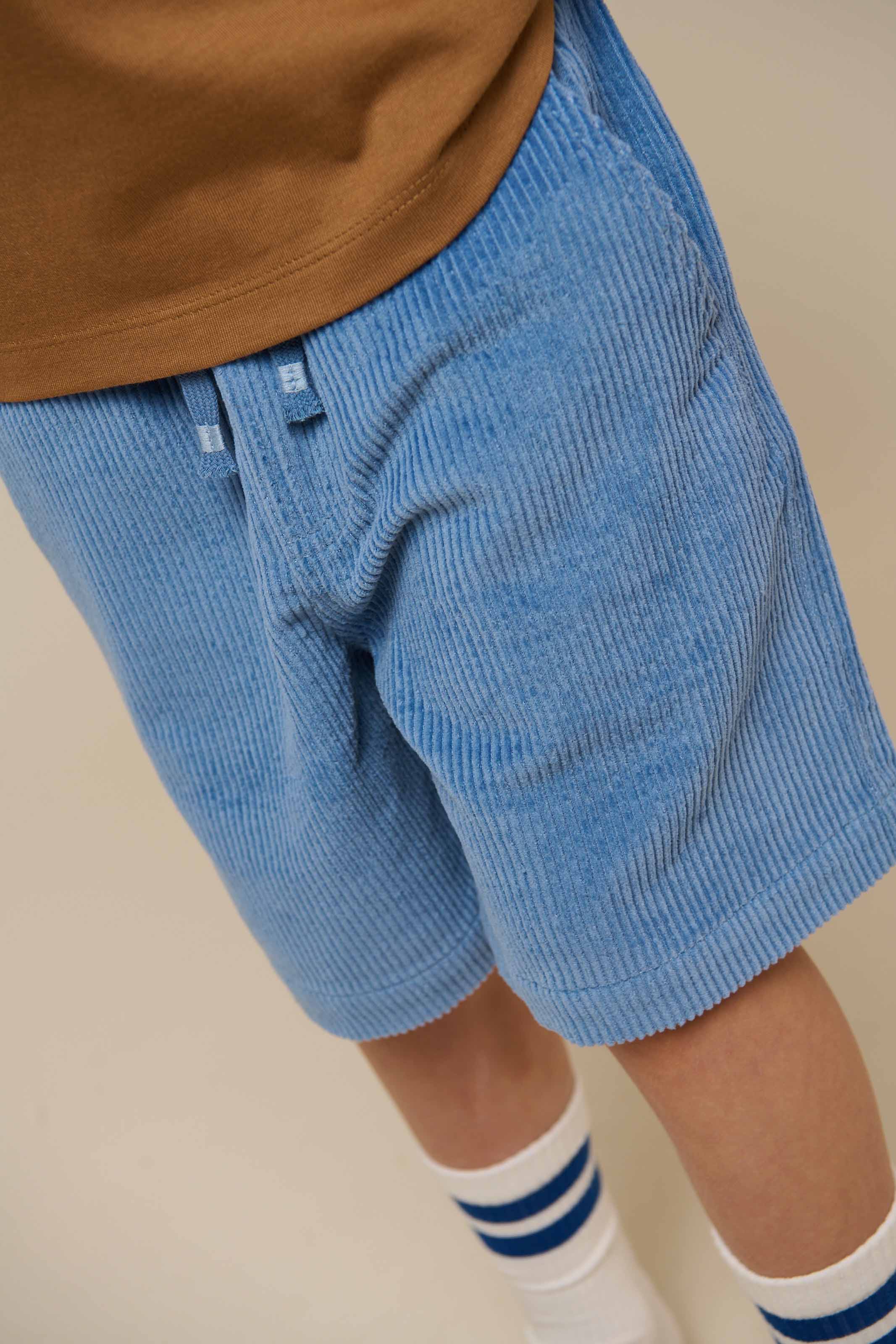 Pull-On Cord Shorts - Tween - Dusty Blue | 101101 Tobias - Image 6