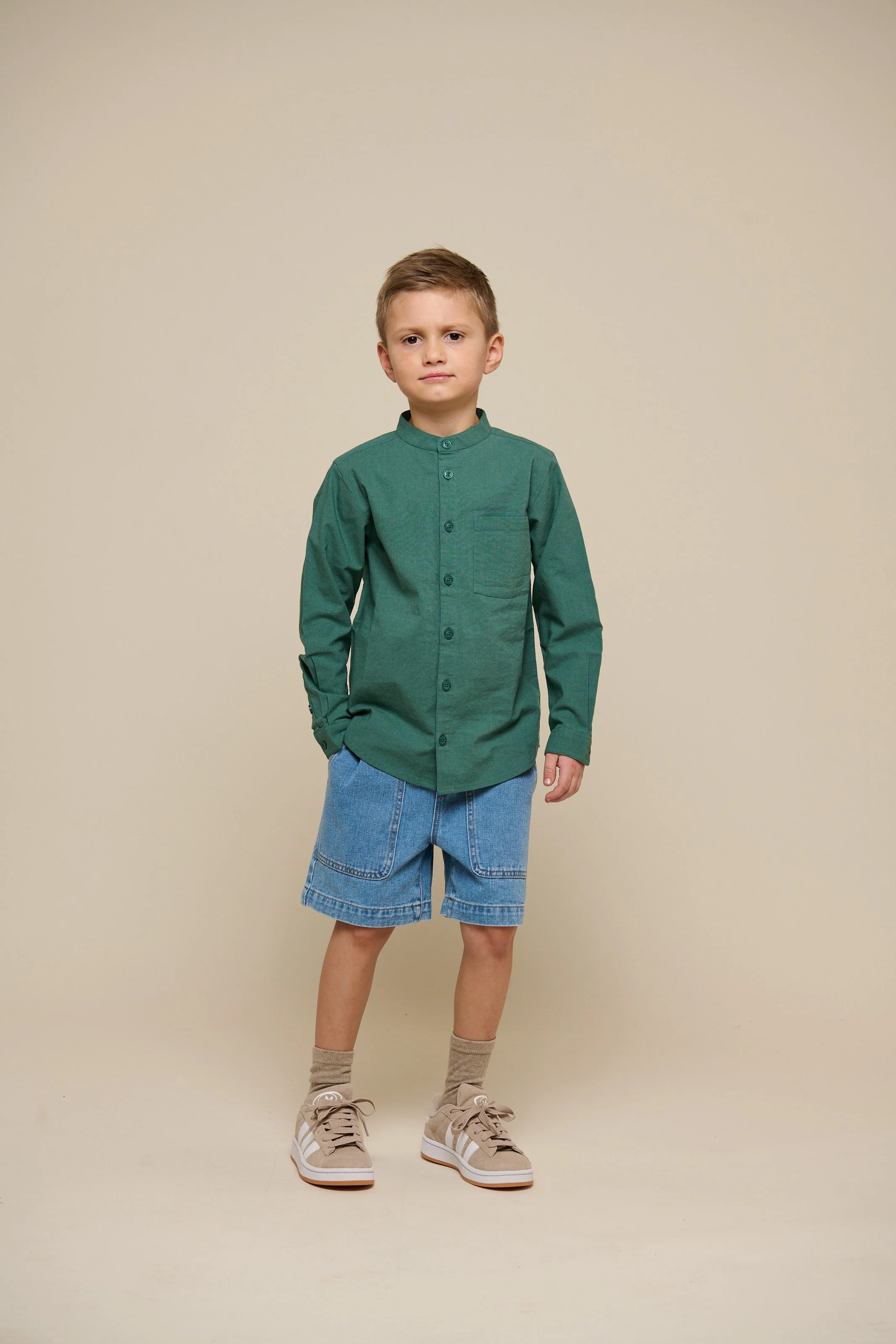 Pull-on Denim Shorts - Tween - Light Blue Denim | 101027 Gavin - Image 6