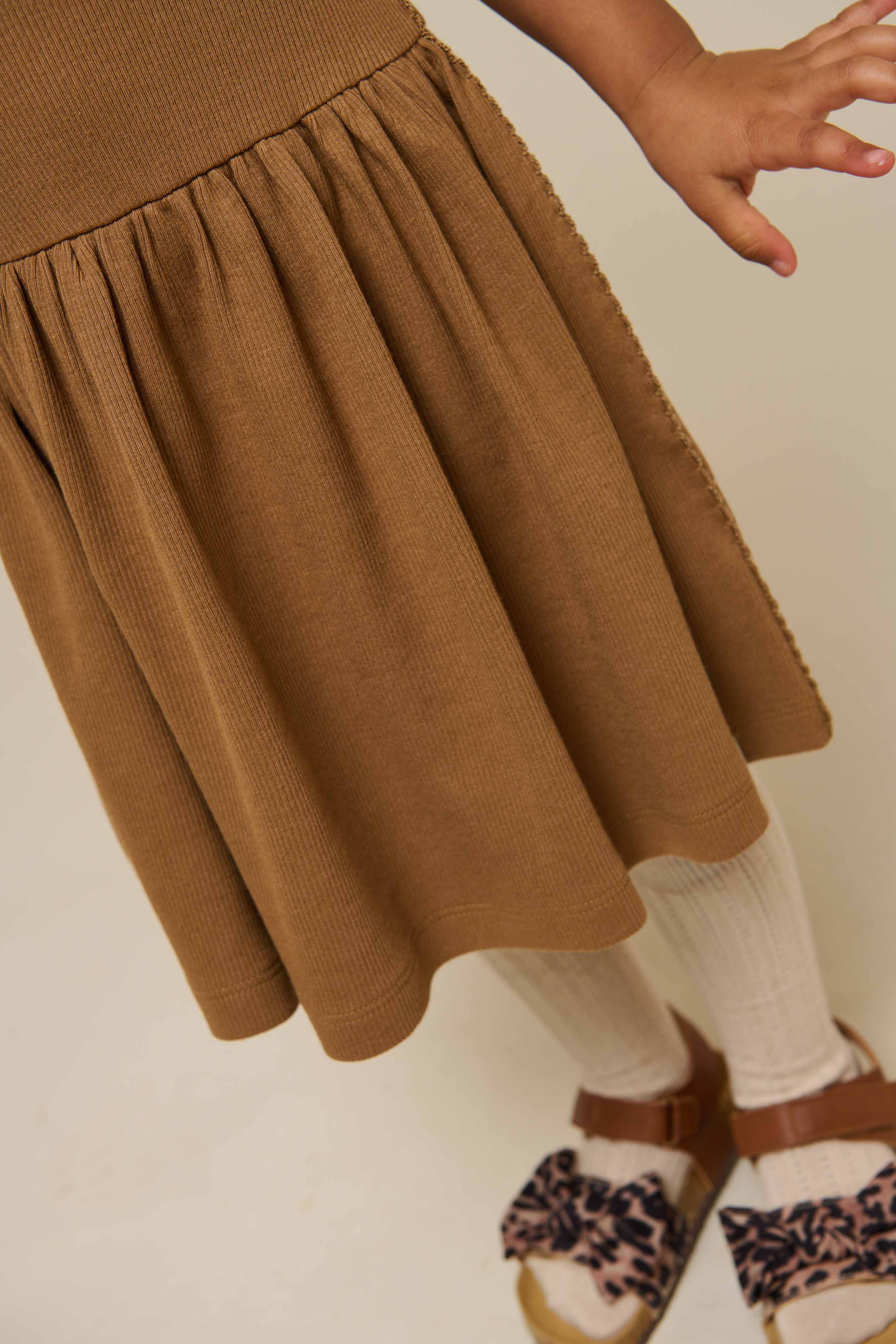 Ärmelloses Kleid aus Modalripp - Kids - Coconut | 101297 Lottie - Image 5