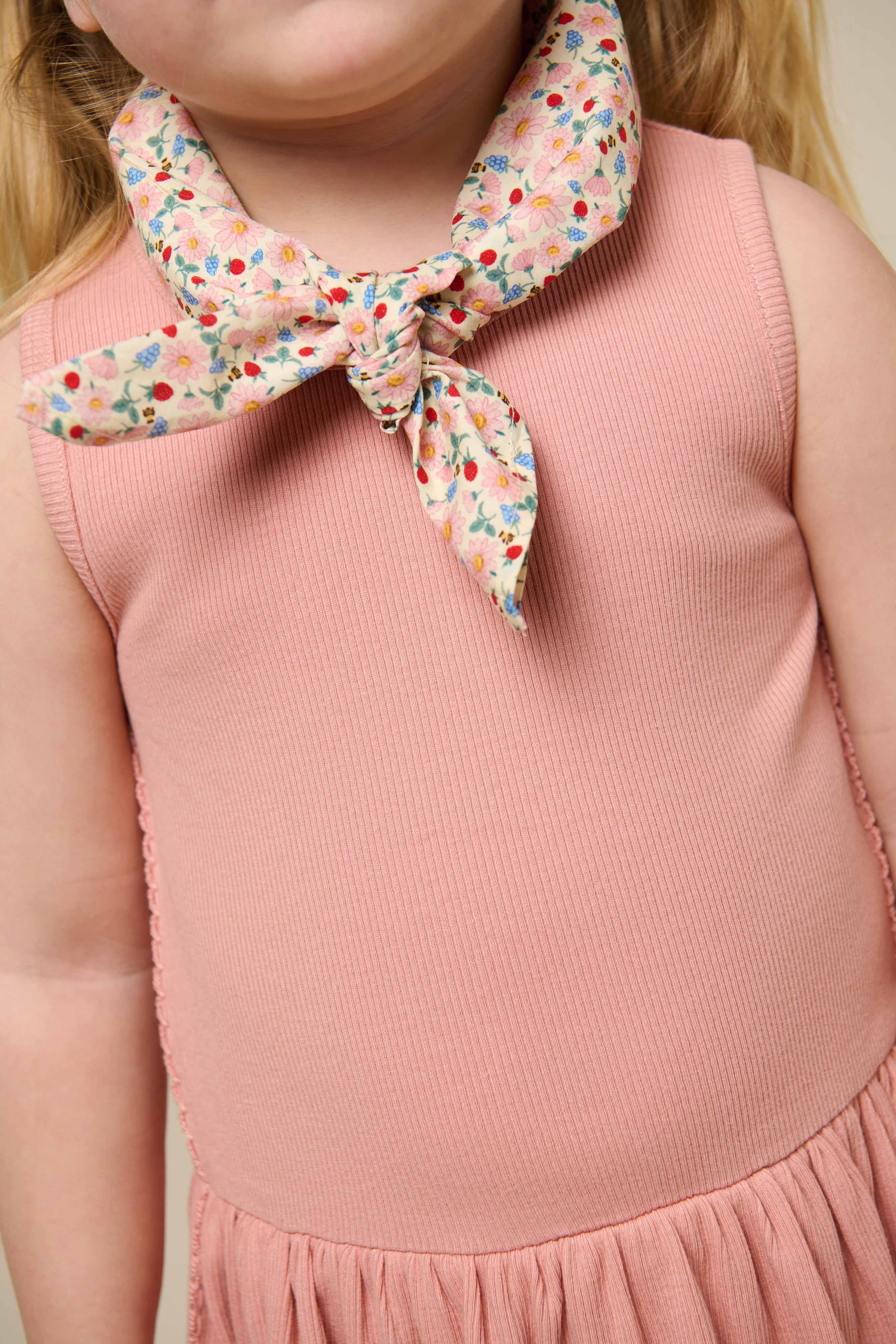 Ärmelloses Kleis aus Modalripp - Kids - Rose Tan | 101296 Lottie - Image 2