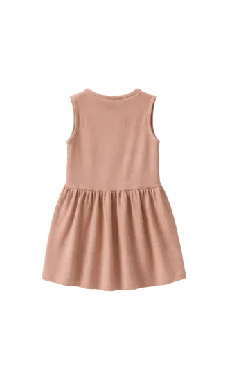 Ärmelloses Kleis aus Modalripp - Kids - Rose Tan | 101296 Lottie - Image 3