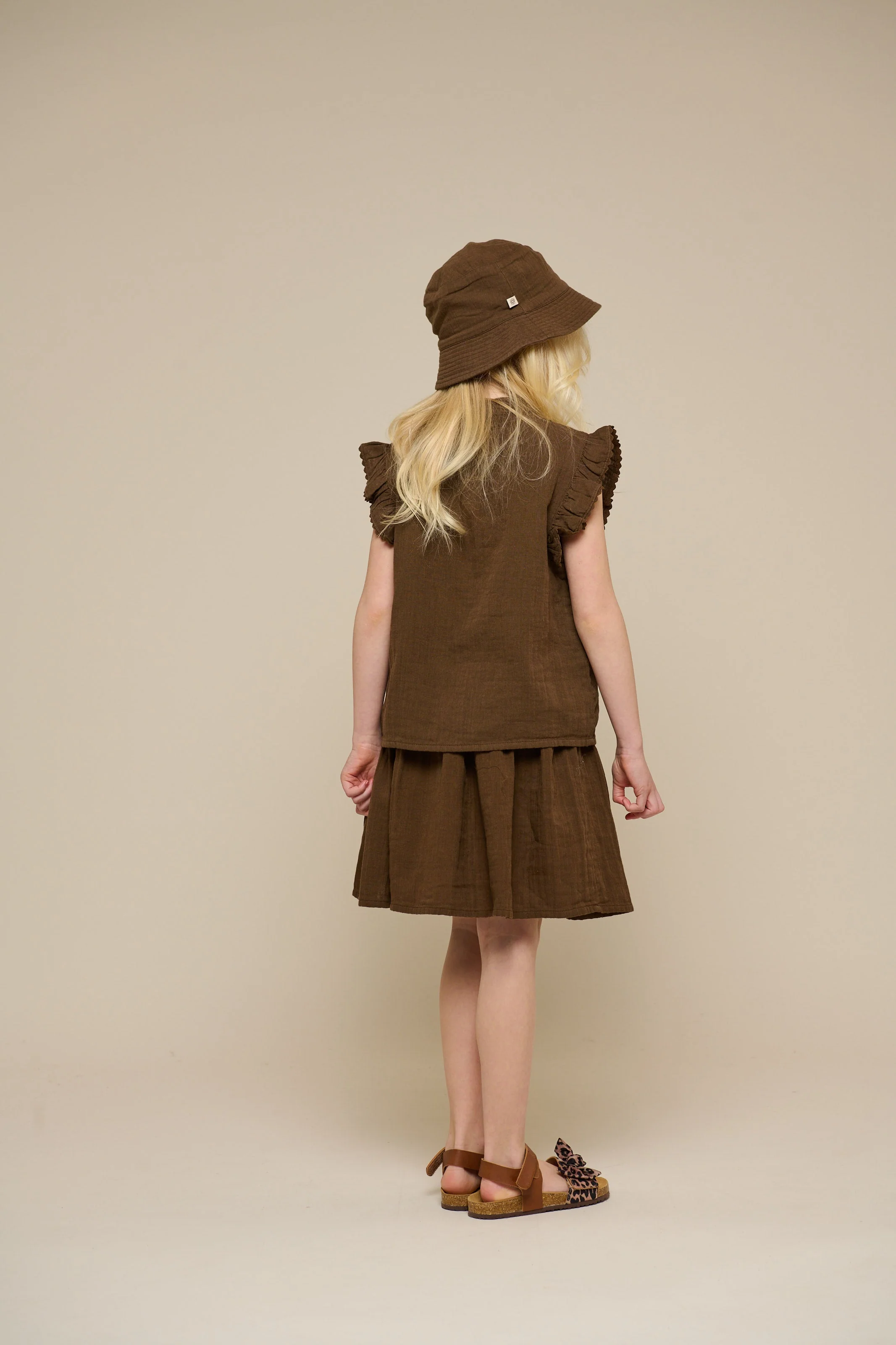 Ärmelloses Top aus Gaze - Tween - Dark Brown | 100929 Jasmine - Image 5