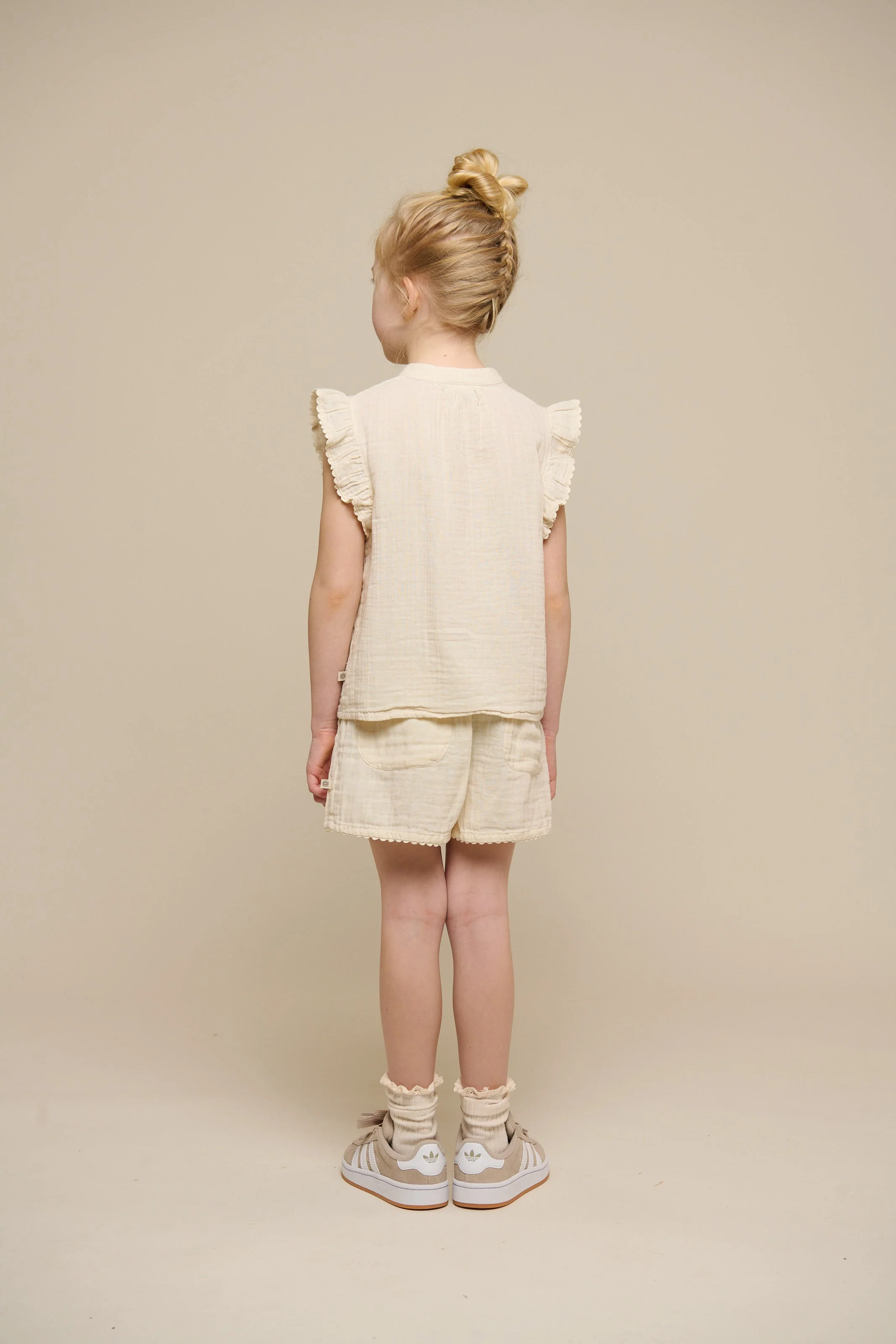 Ärmelloses Top aus Gaze - Tween - Off White | 100931 Jasmine - Image 5