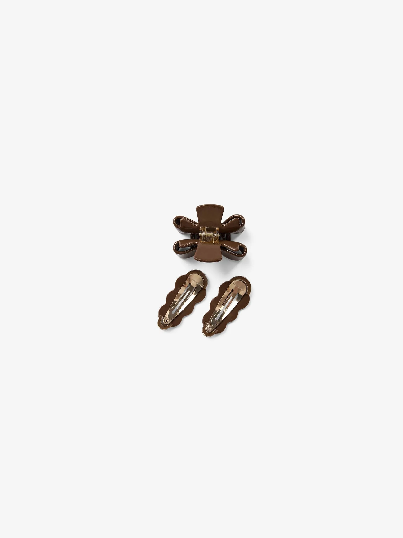 Set Klick- Haarspange & Haarklammer - All - Chocolate | 100886 Cille - Image 2