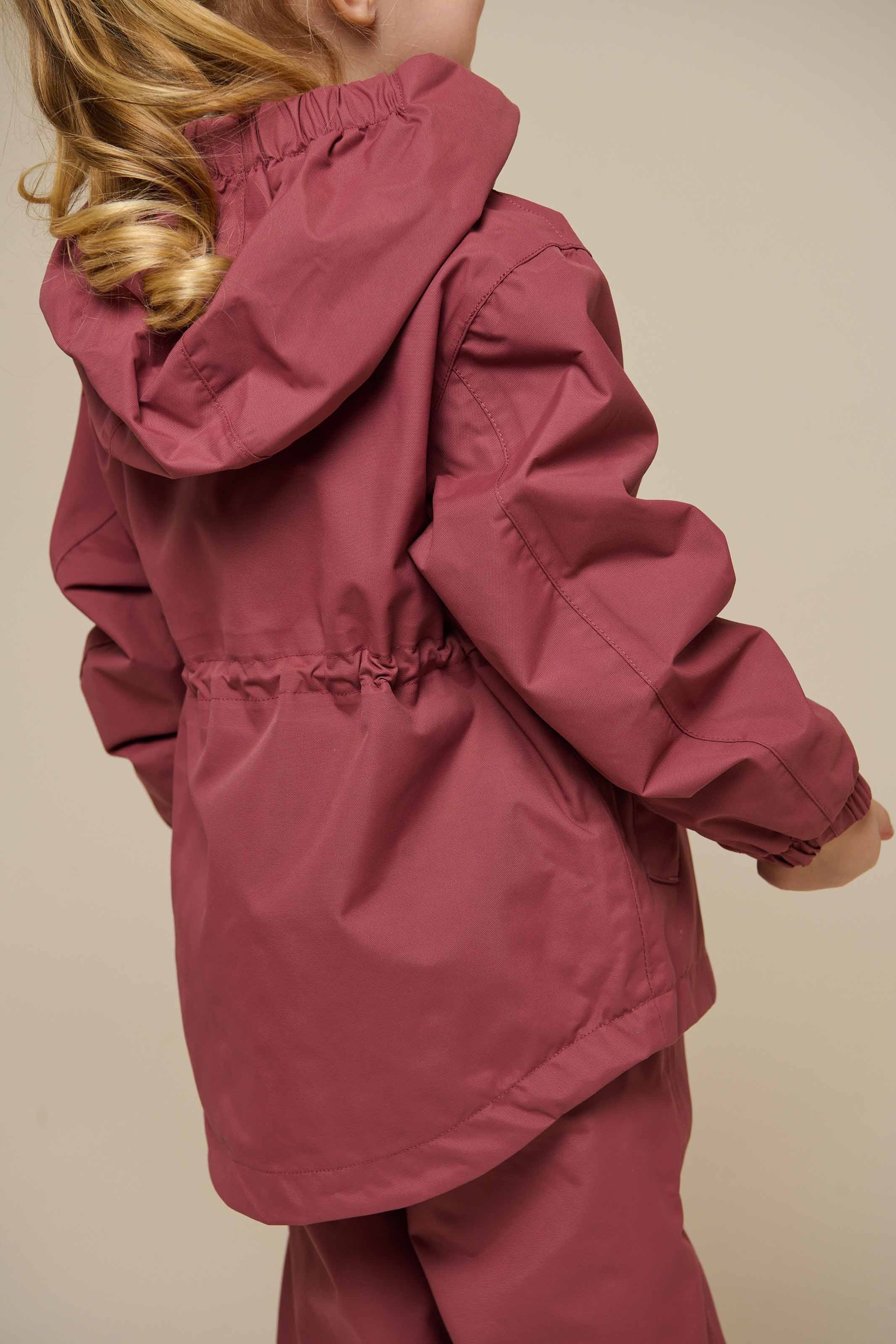 Shell Jacke mit Kordelzug - Kids - Vintage Red | 100495 Lucy - Image 4