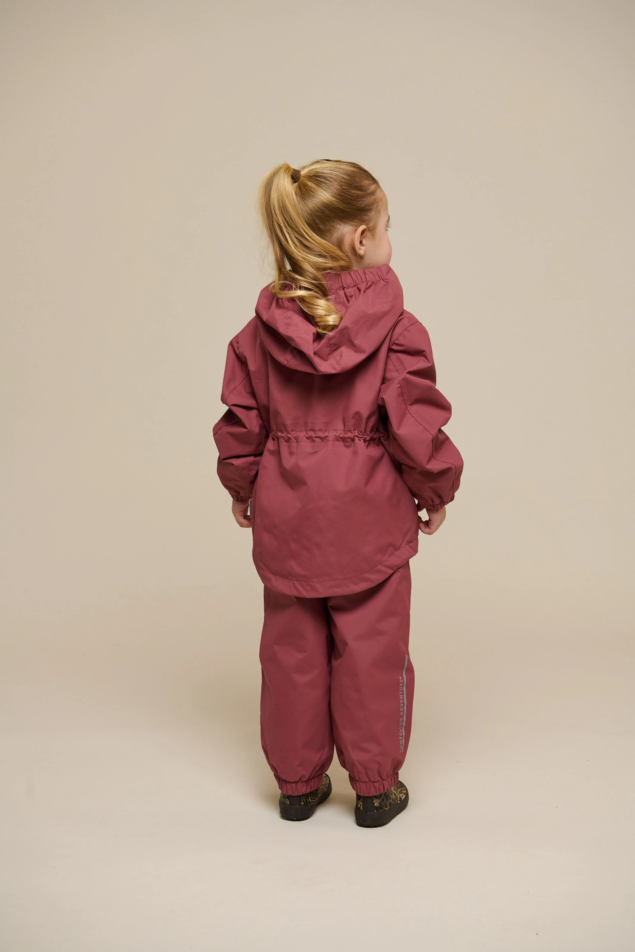 Shell Jacke mit Kordelzug - Kids - Vintage Red | 100495 Lucy - Image 5