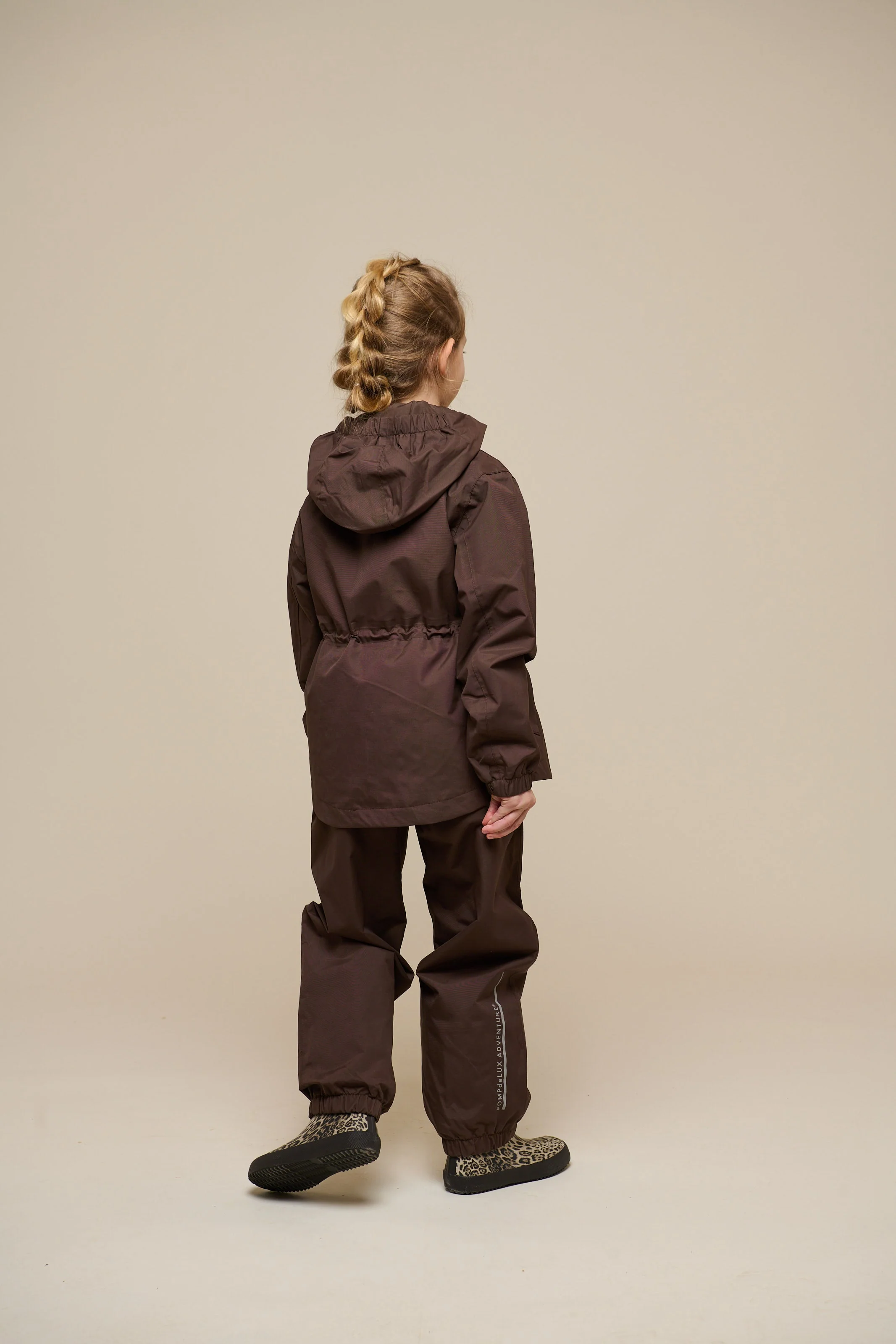 Shell Jacke mit Kordelzug - Tween - Chocolate | 100498 Lucy - Image 4