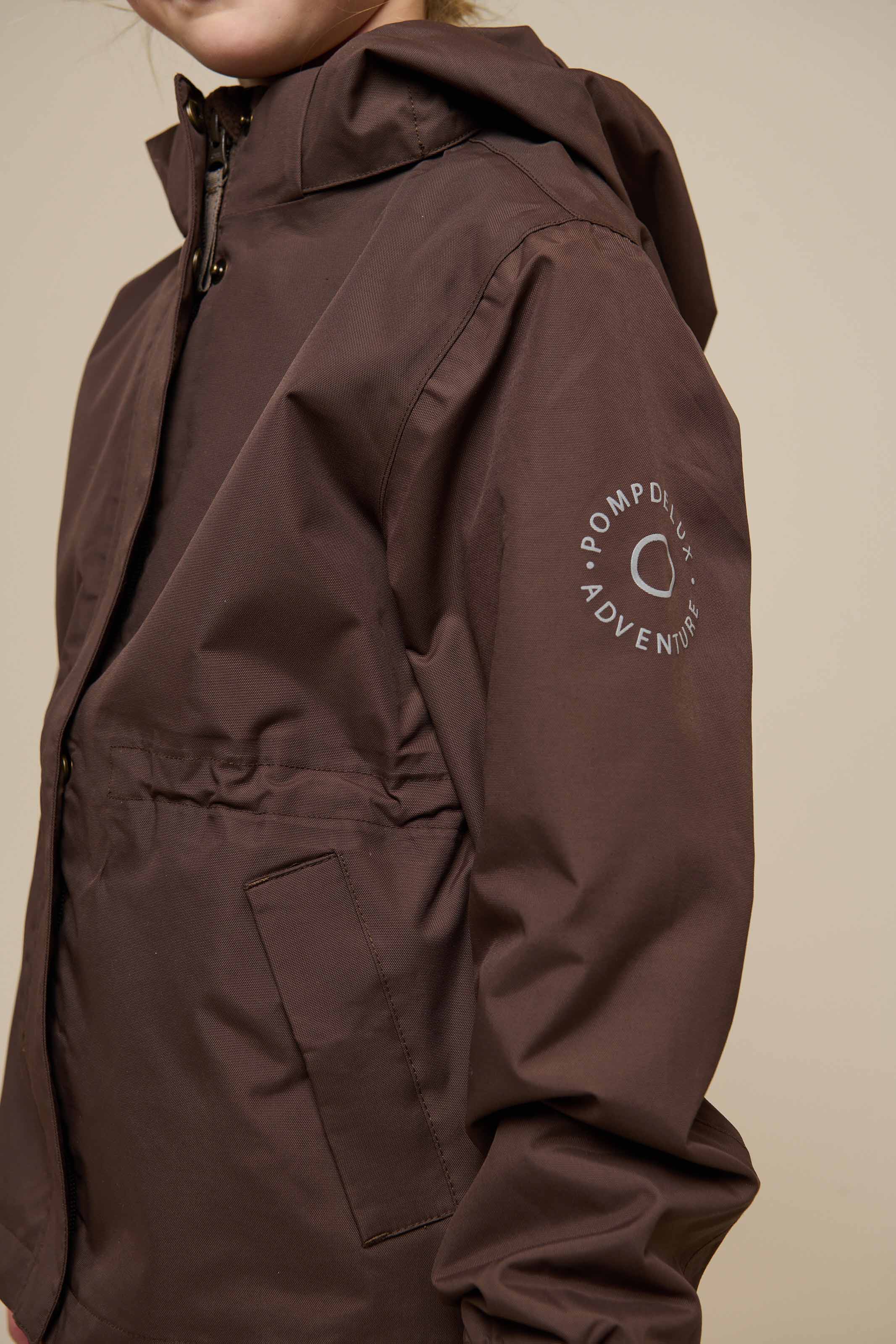 Shell Jacke mit Kordelzug - Tween - Chocolate | 100498 Lucy - Image 5