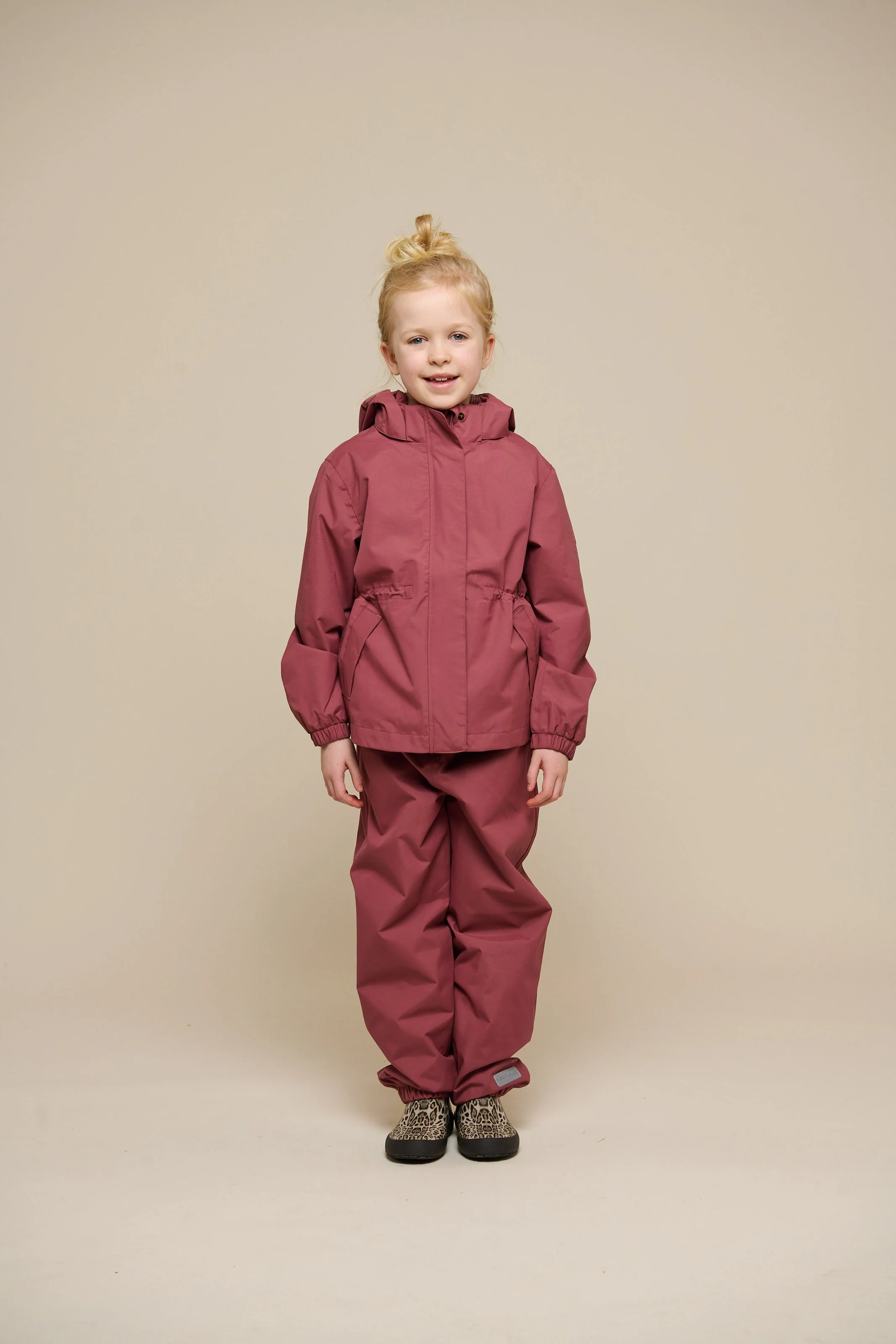 Shell Jacke mit Kordelzug - Tween - Vintage Red | 100496 Lucy - Image 2