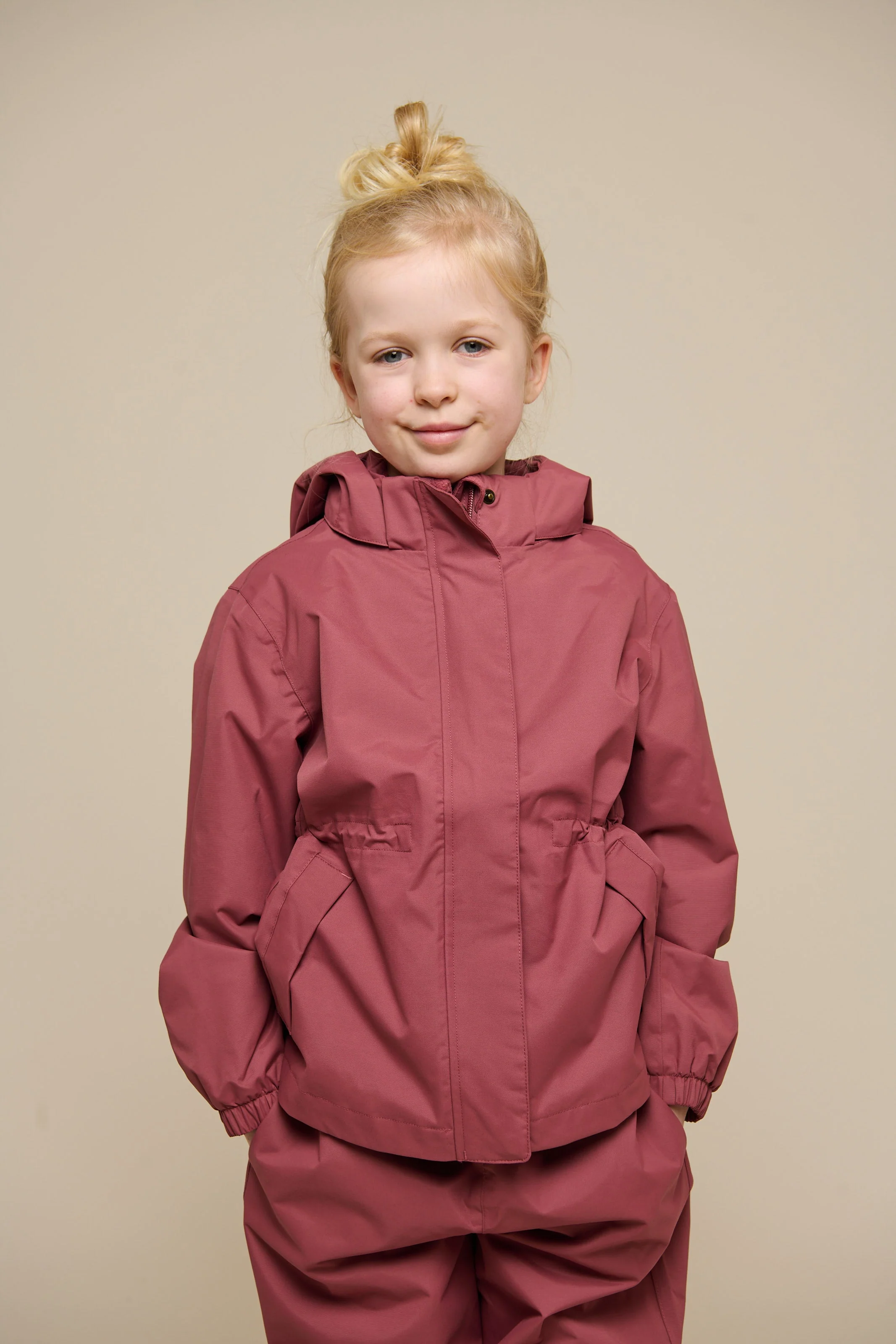 Shell Jacke mit Kordelzug - Tween - Vintage Red | 100496 Lucy - Image 7