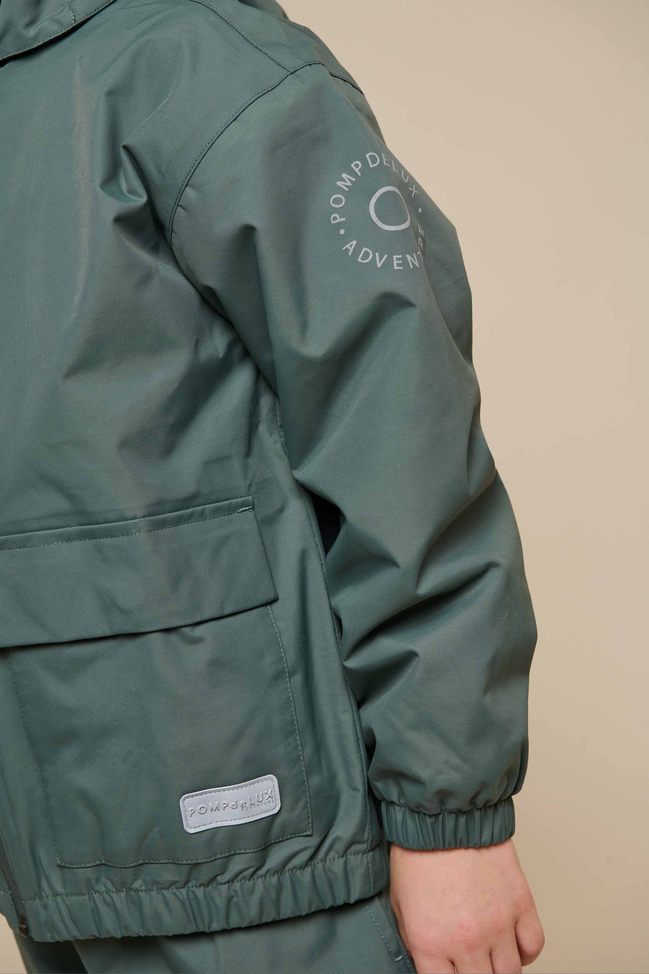 Shell Jacke mit Path-Tasche - Tween - Dusty Dark Green | 100502 Luke - Image 6