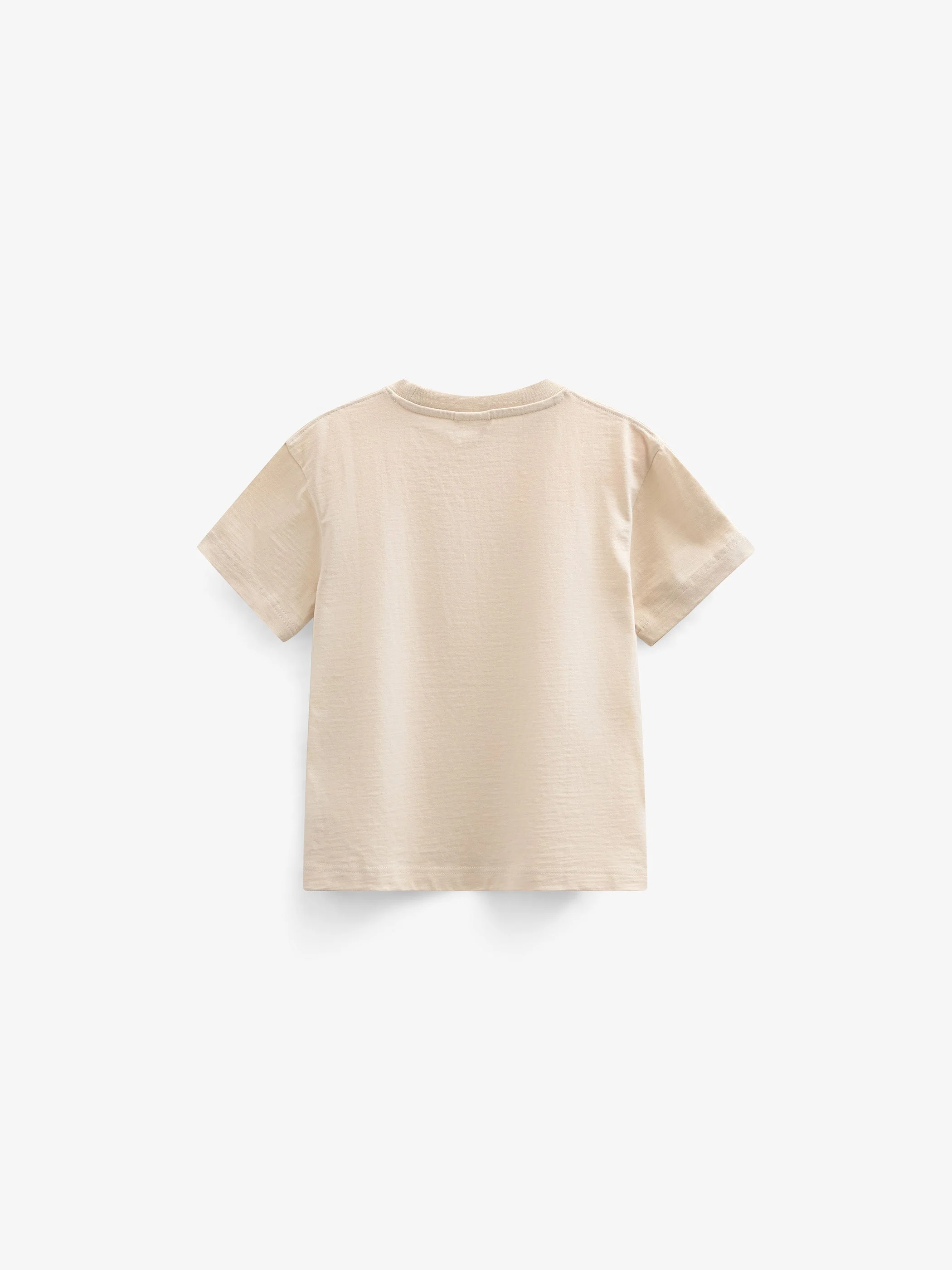 Slub-Jersey Stickerei T-Shirt - Tween - Off White | 101160 Villum - Image 3
