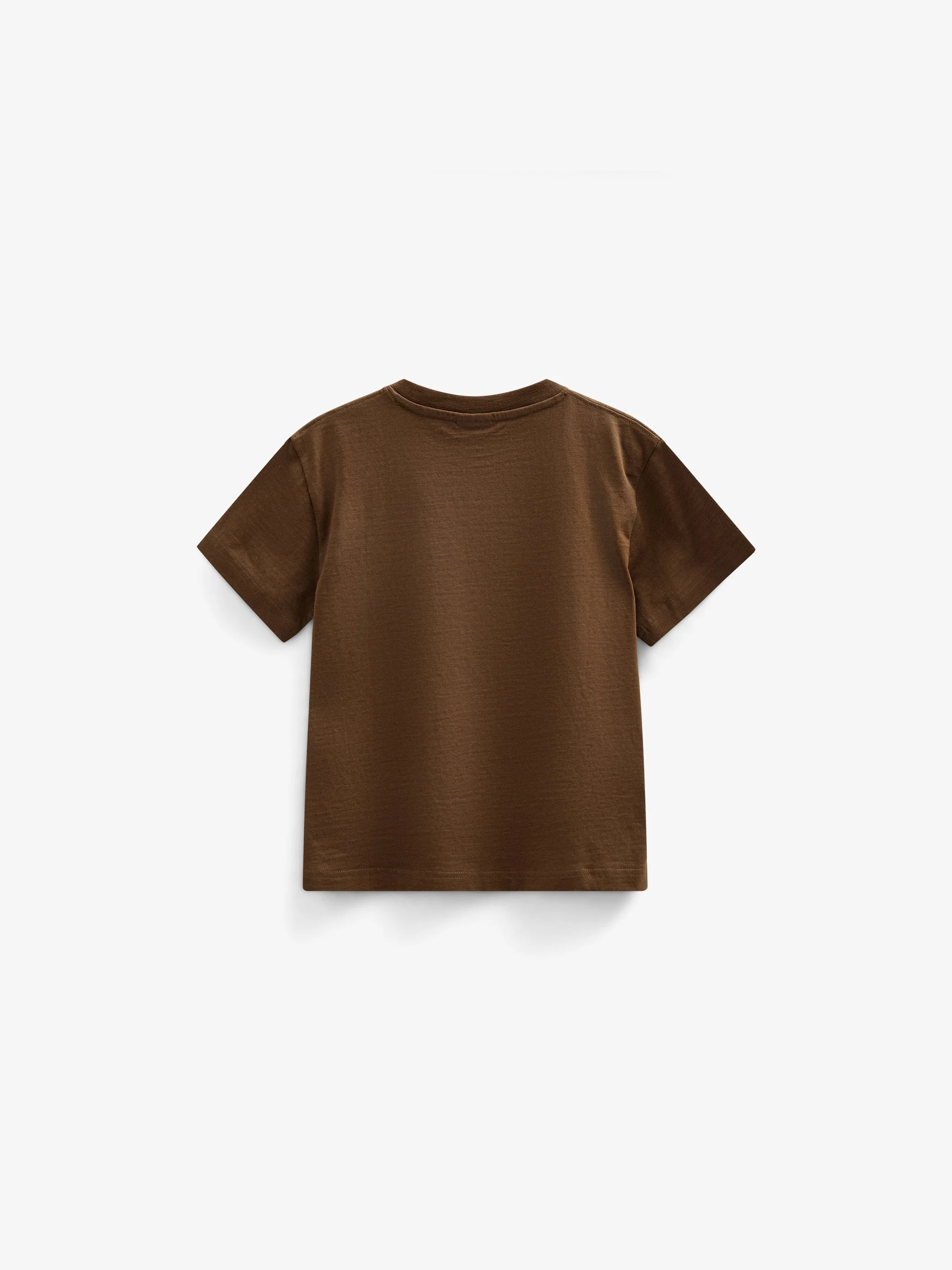 Slub-Jersey T-Shirt mit Stickerei - Tween - Dark Brown | 101158 Villum - Image 3