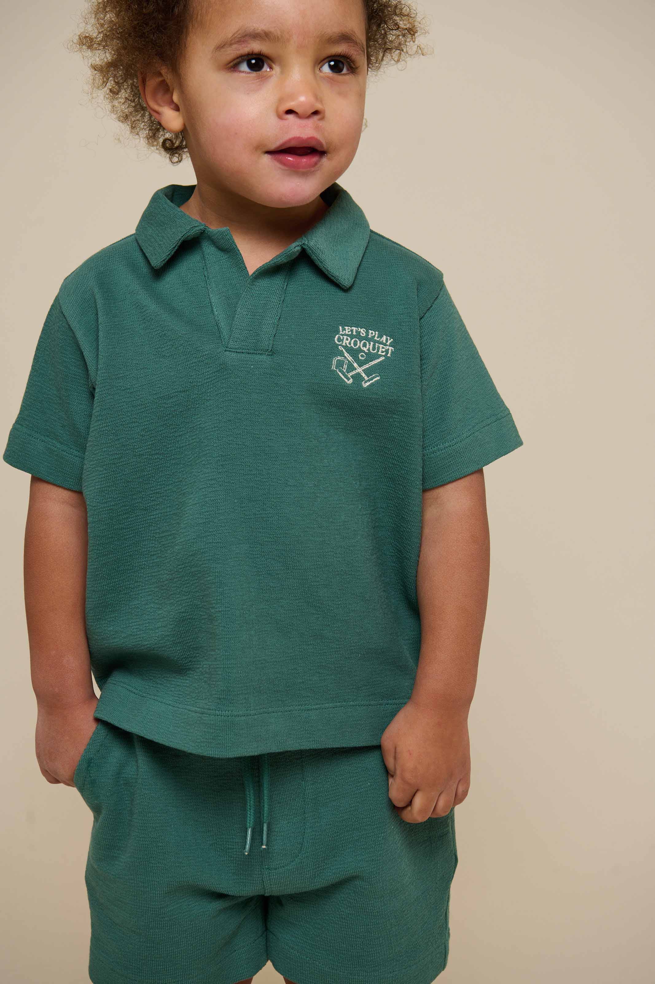 Strukturierte Jersey-Shorts - Kids - Tropical Green | 101219 Sonny - Image 4