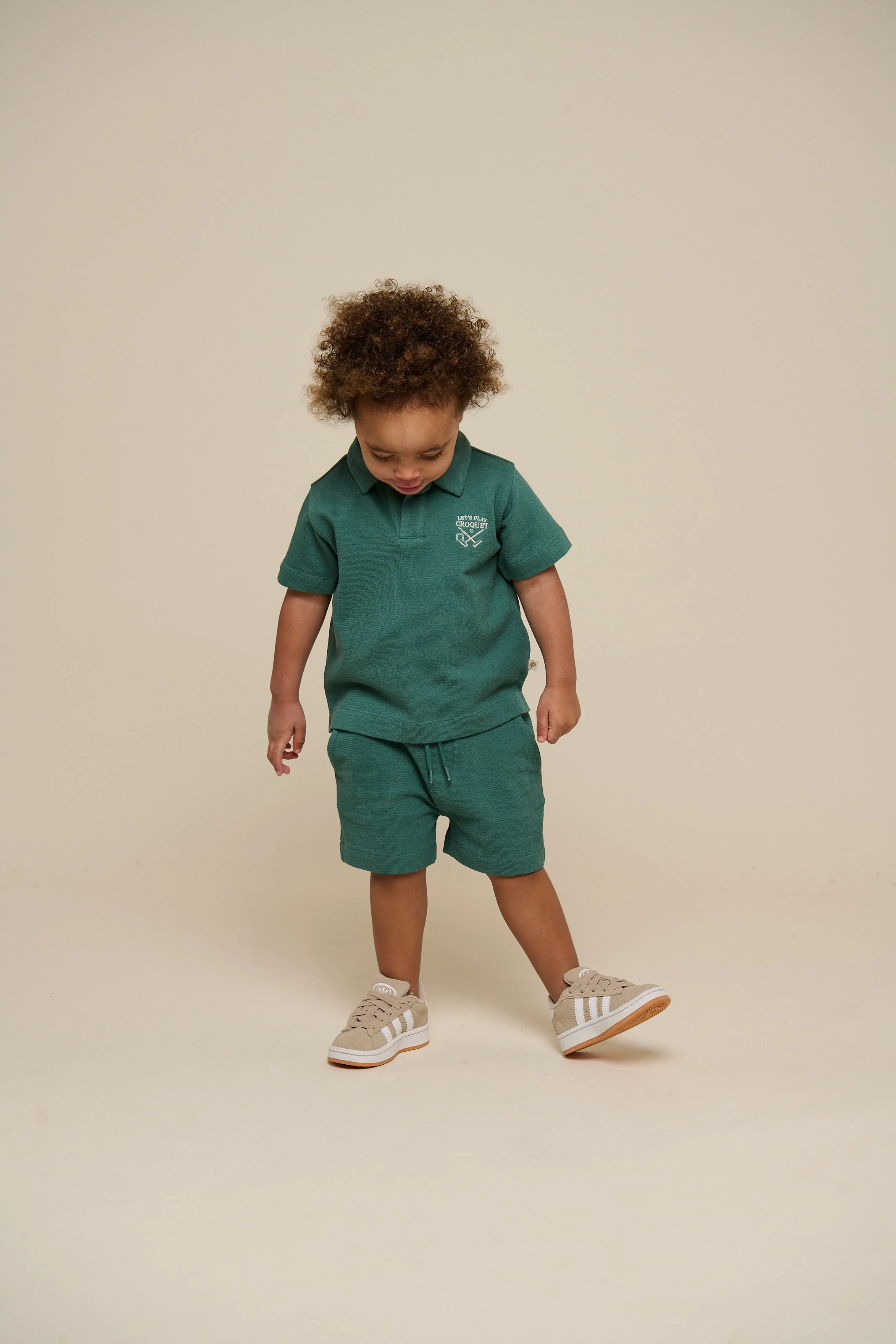 Strukturierte Jersey-Shorts - Kids - Tropical Green | 101219 Sonny - Image 5