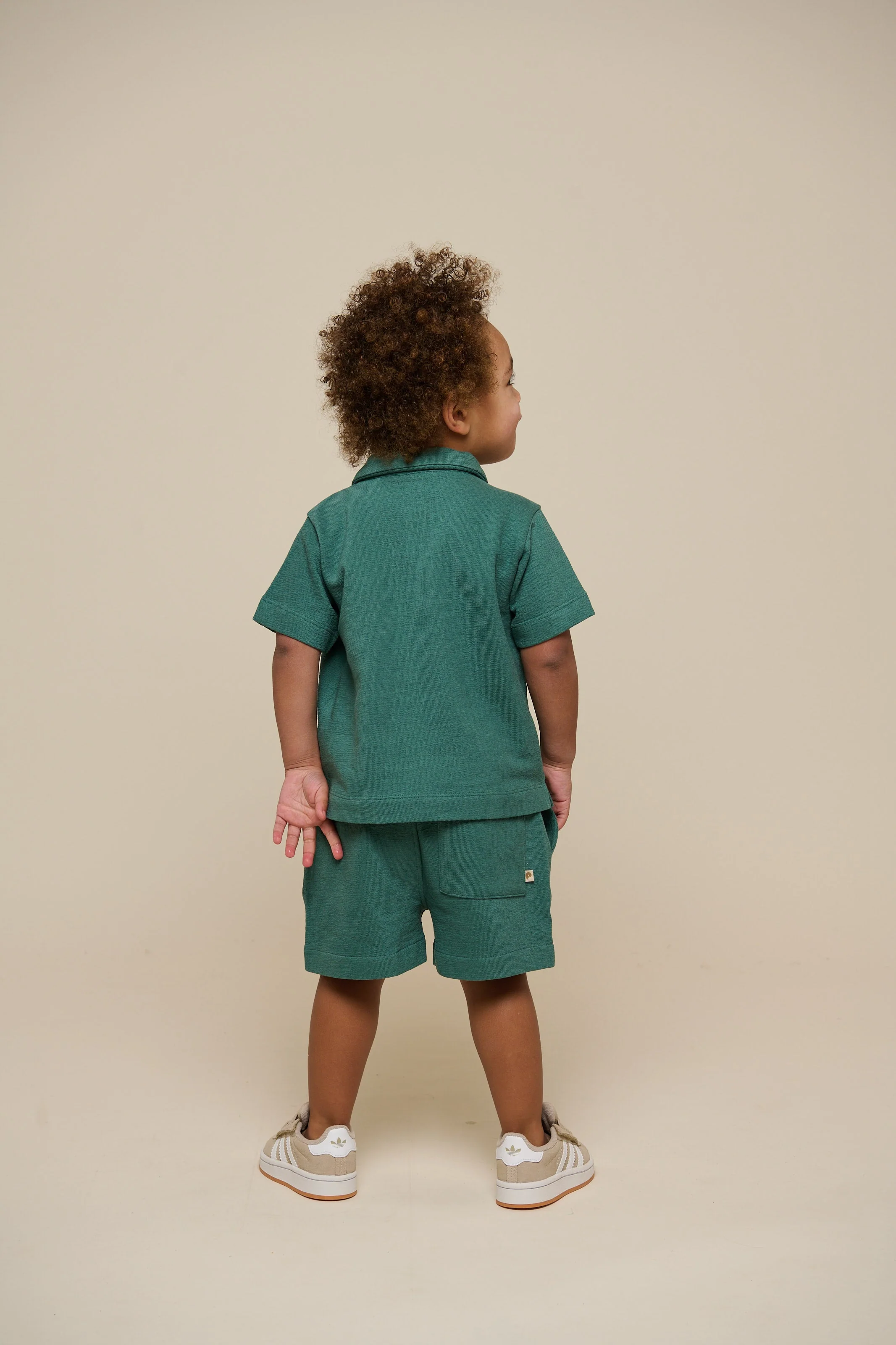 Strukturierte Jersey-Shorts - Kids - Tropical Green | 101219 Sonny - Image 6