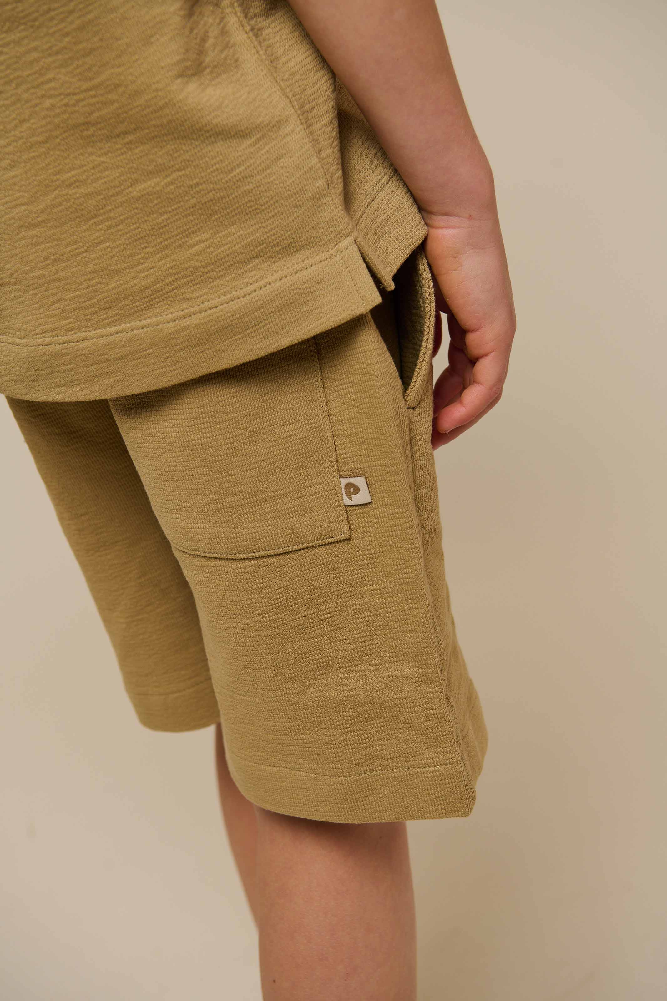 Strukturierte Jersey-Shorts - Tween - Khaki | 101222 Sonny - Image 6