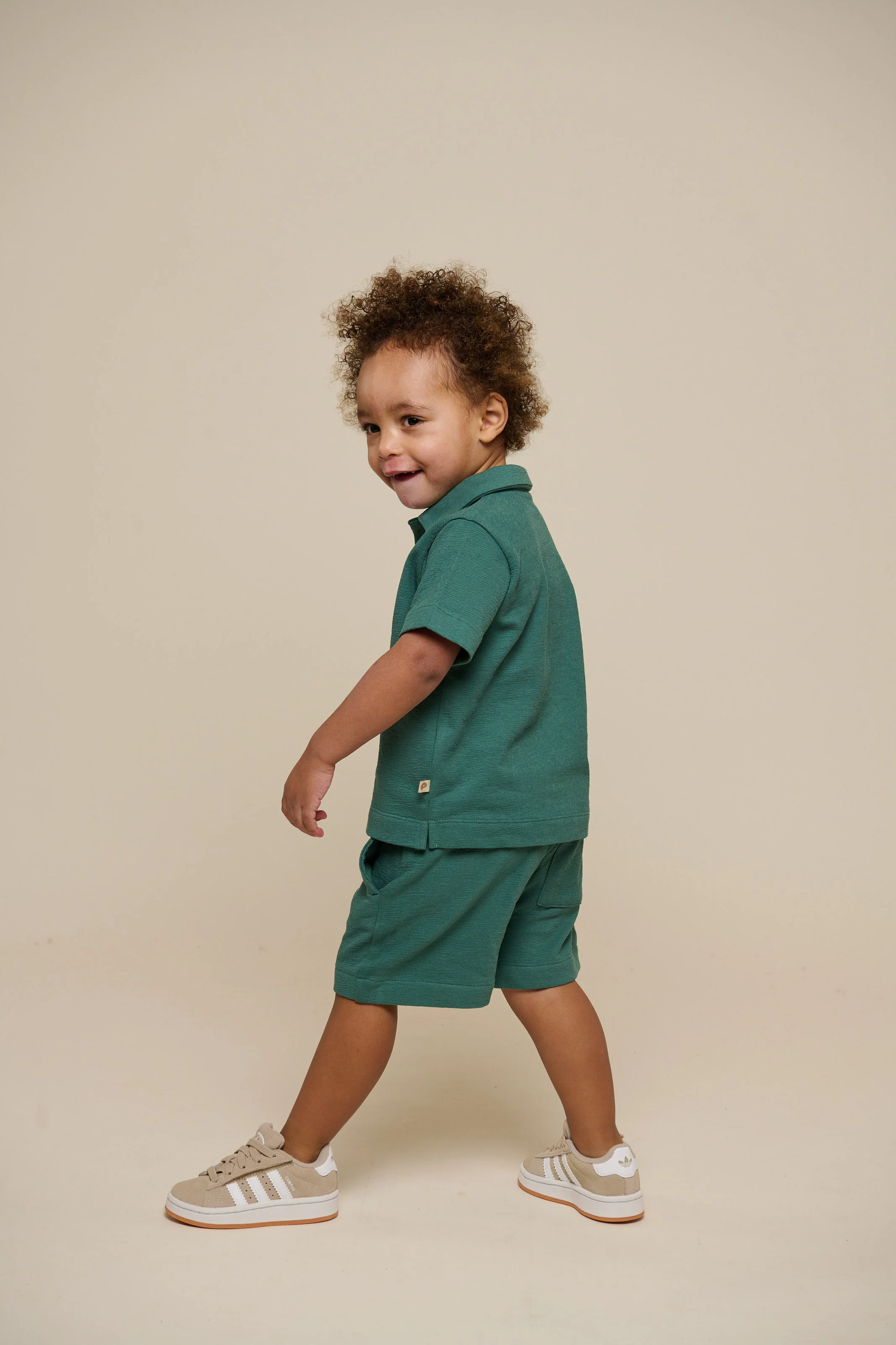Strukturiertes Jersey-Poloshirt - Kids - Tropical Green | 101215 Sonny - Image 5