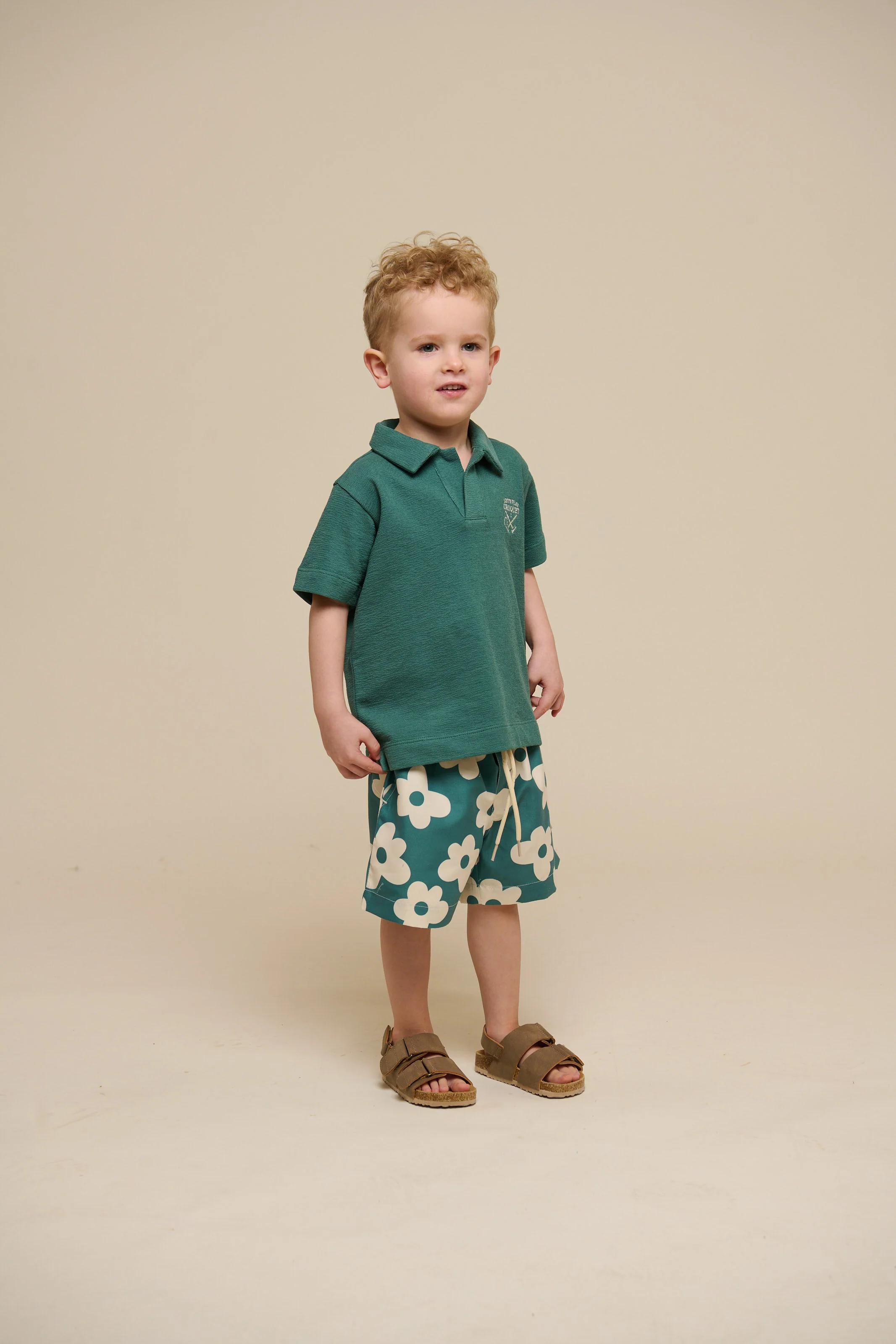 Strukturiertes Jersey-Poloshirt - Kids - Tropical Green | 101215 Sonny - Image 6