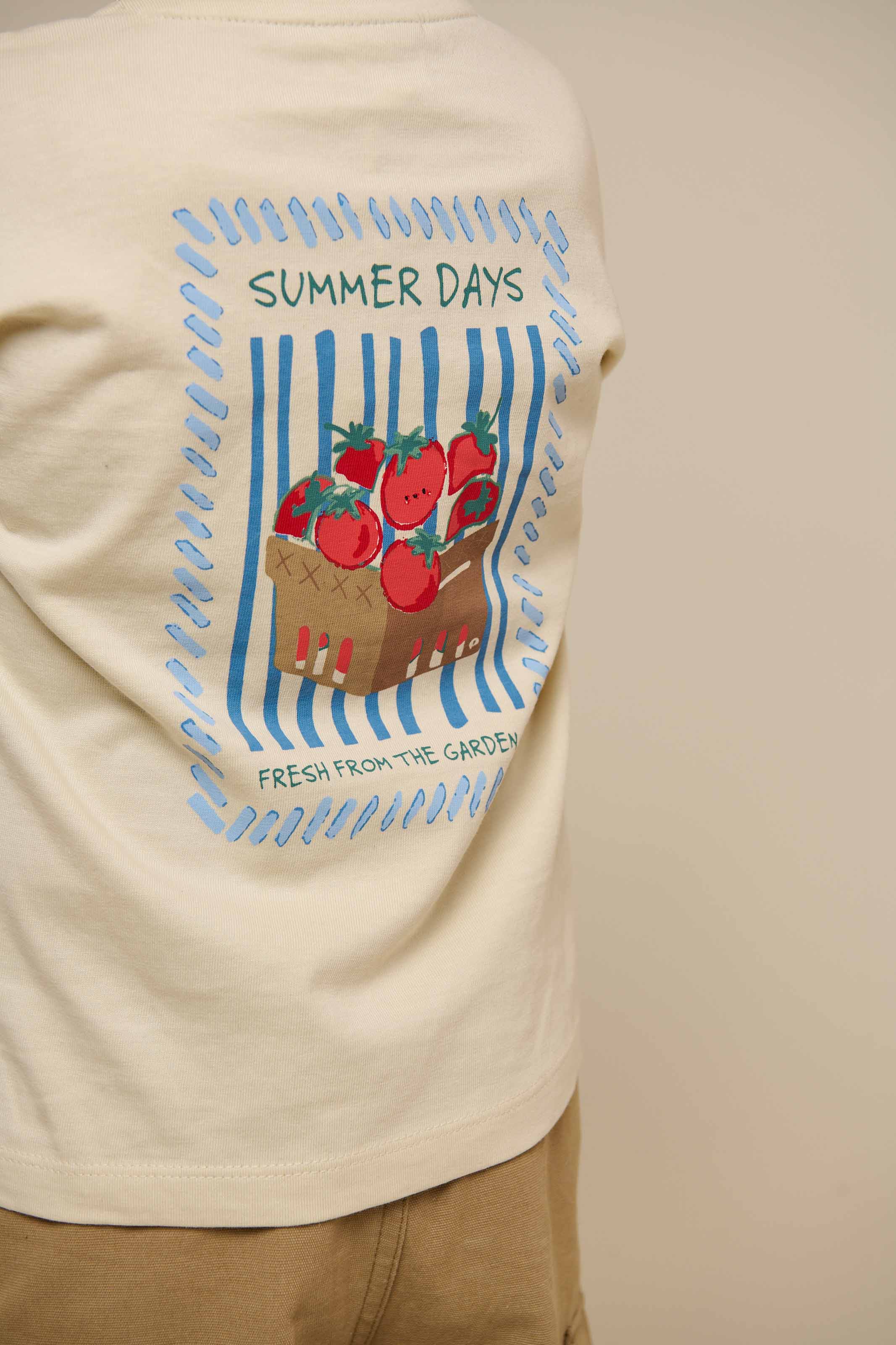 Summer Days T-shirt - Kids - Offwhite | 101336 Milan - Image 5