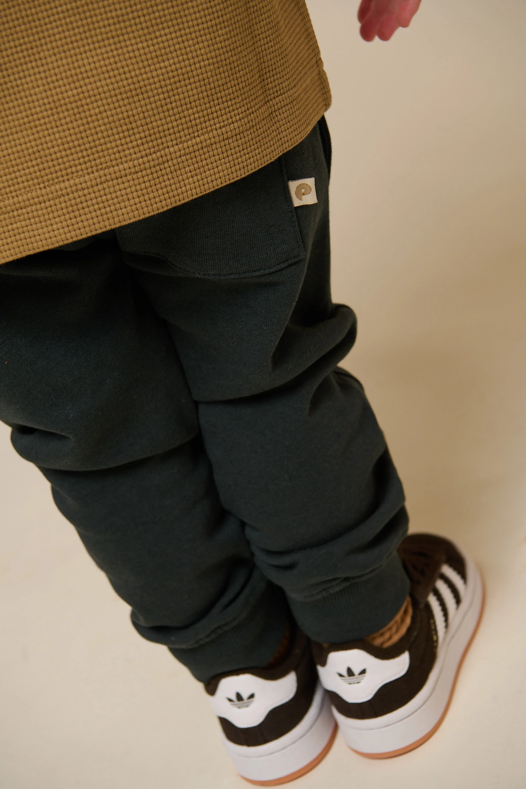 Sweat Hose - Kids - Forest Green Melange | 100898 Justin - Image 4