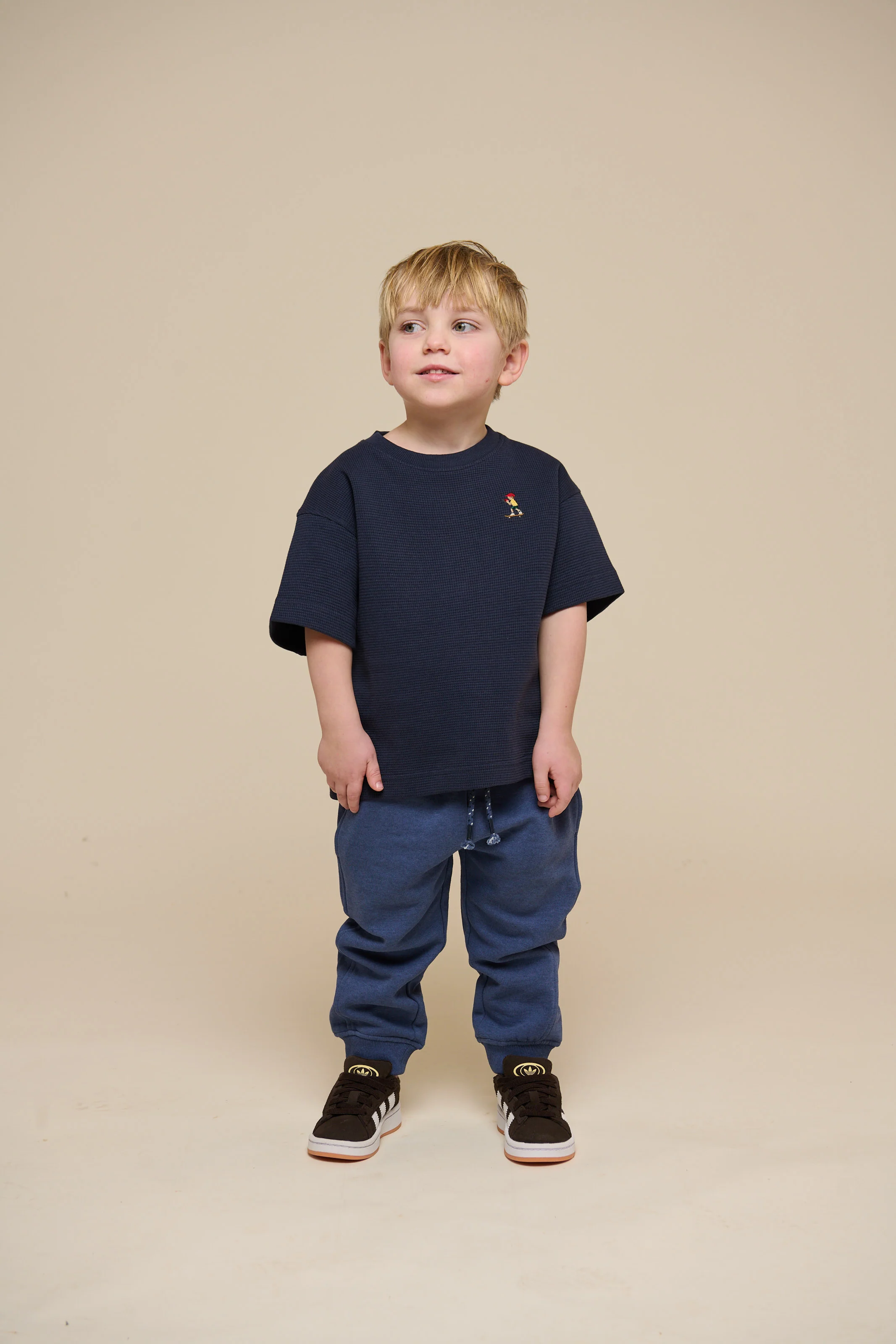 Sweat Hose - Kids - Indigo Blue Melange | 100894 Justin - Image 2