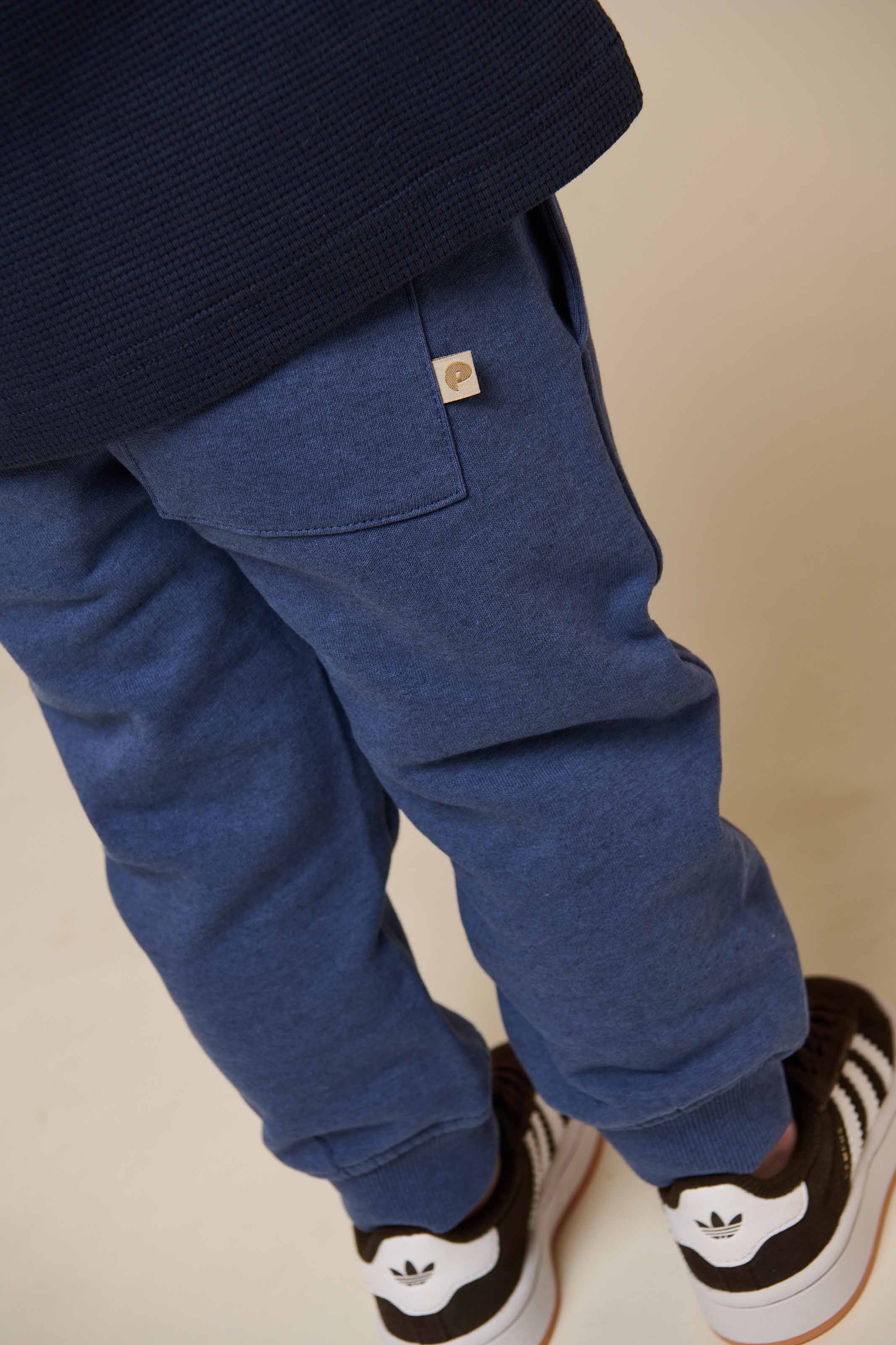Sweat Hose - Kids - Indigo Blue Melange | 100894 Justin - Image 4