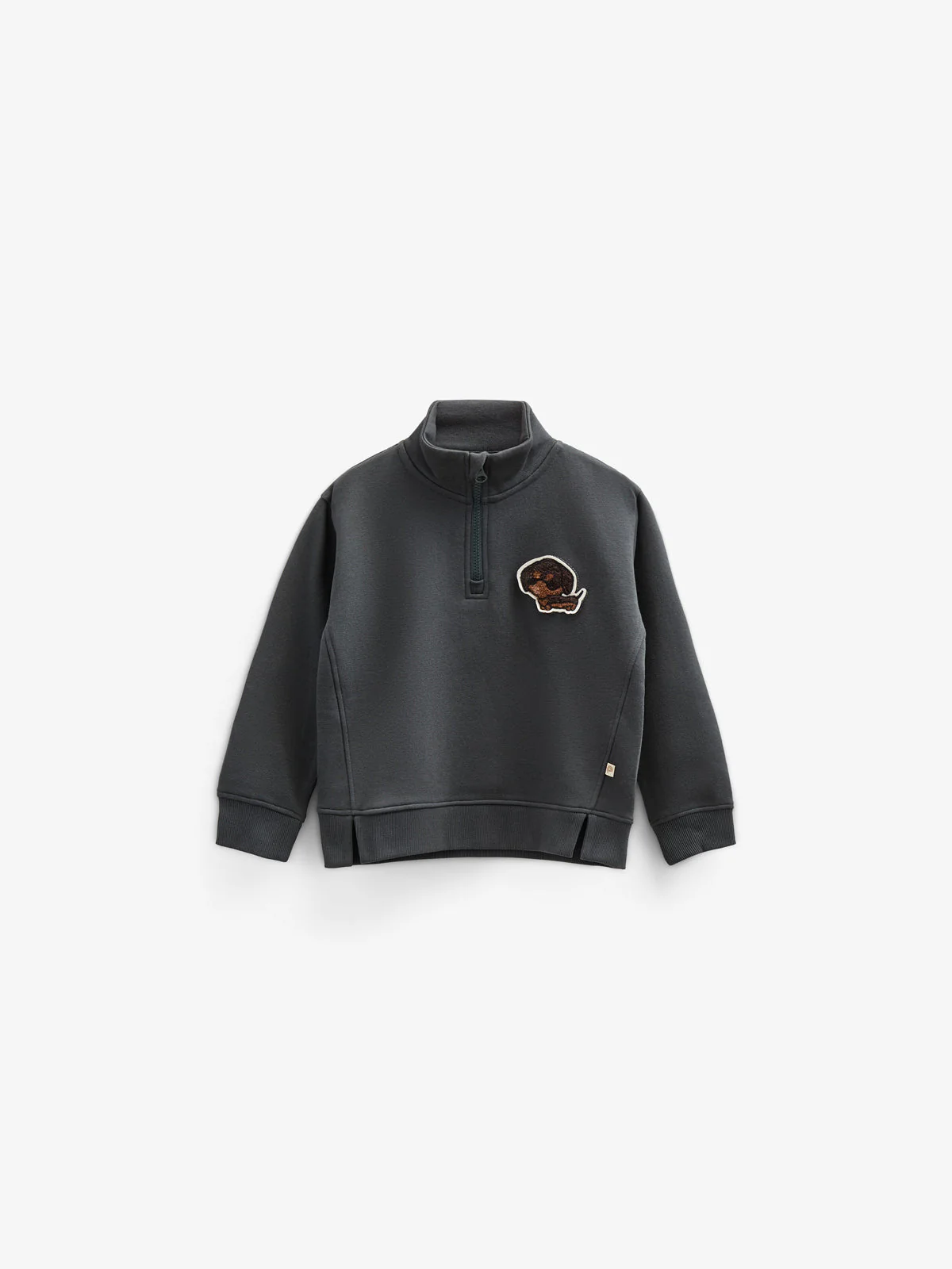 Sweatshirt mit halbem Reißverschluss - Kids - Forest Green | 100810 Tristan