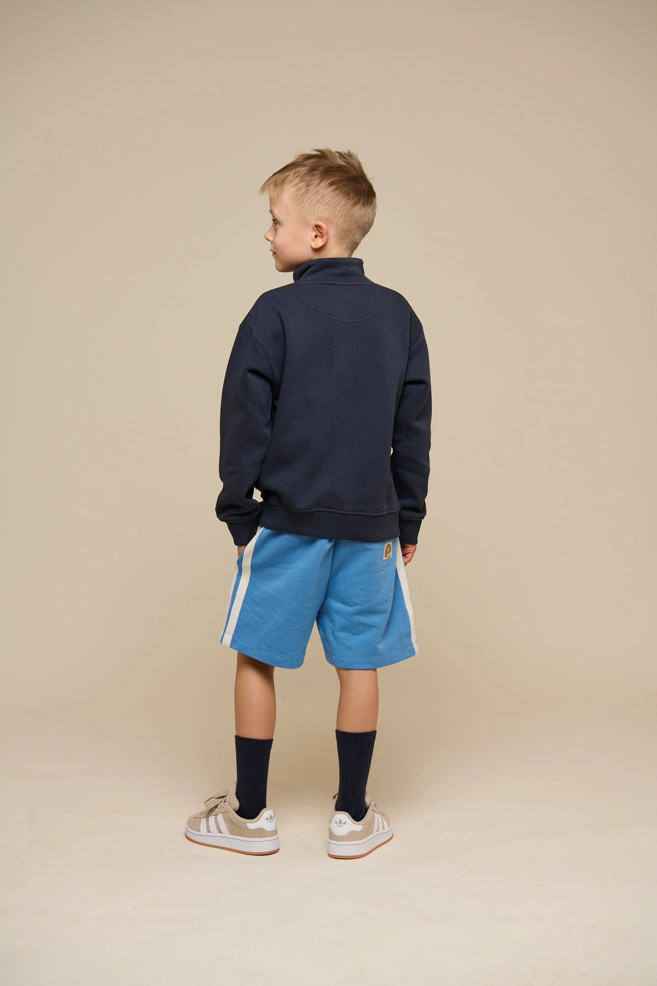 Sweatshirt mit halbem Reißverschluss - Tween - Navy | 100807 Tristan - Image 5