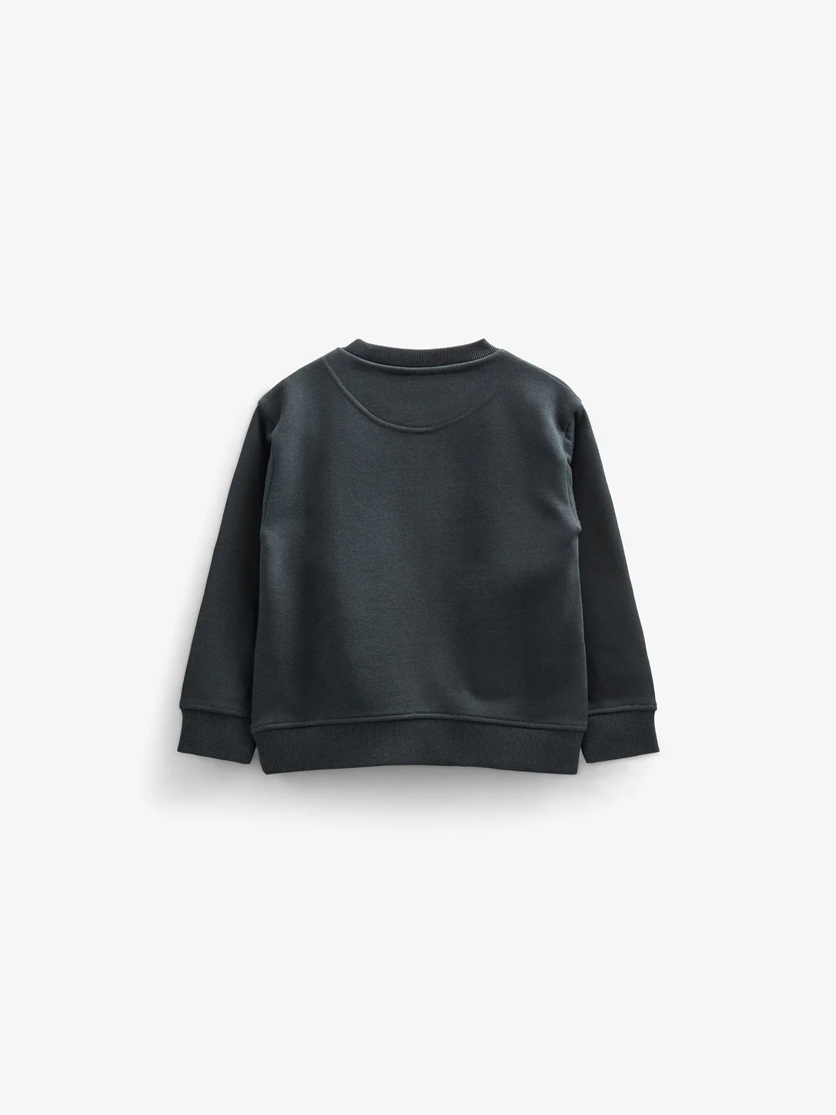 Sweatshirt mit Rundhalsausschnitt - Kids - Forest Green Melange | 100892 Justin - Image 3