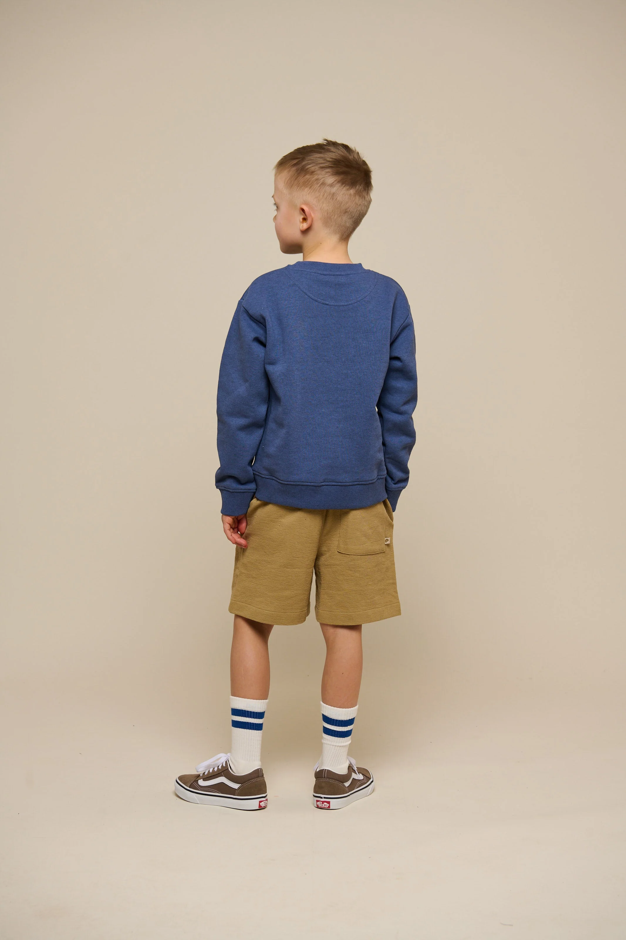 Sweatshirt mit Rundhalsausschnitt - Tween - Indigo Blue Melange | 100889 Justin - Image 5