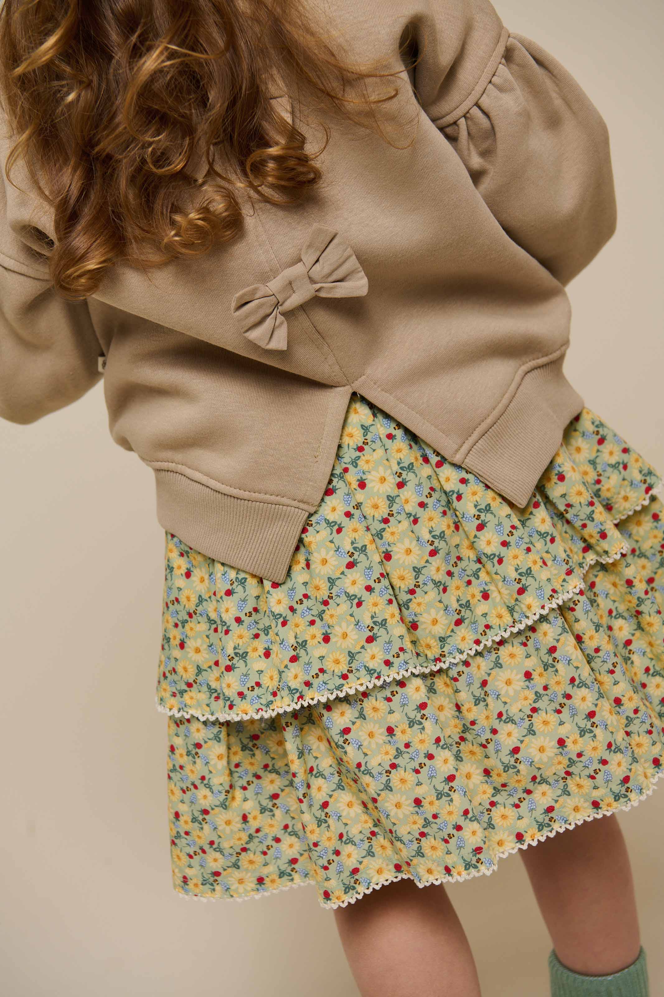 Sweatshirt mit Schleifendetail - Kids - Caffe Latte | 100816 Ruth - Image 4