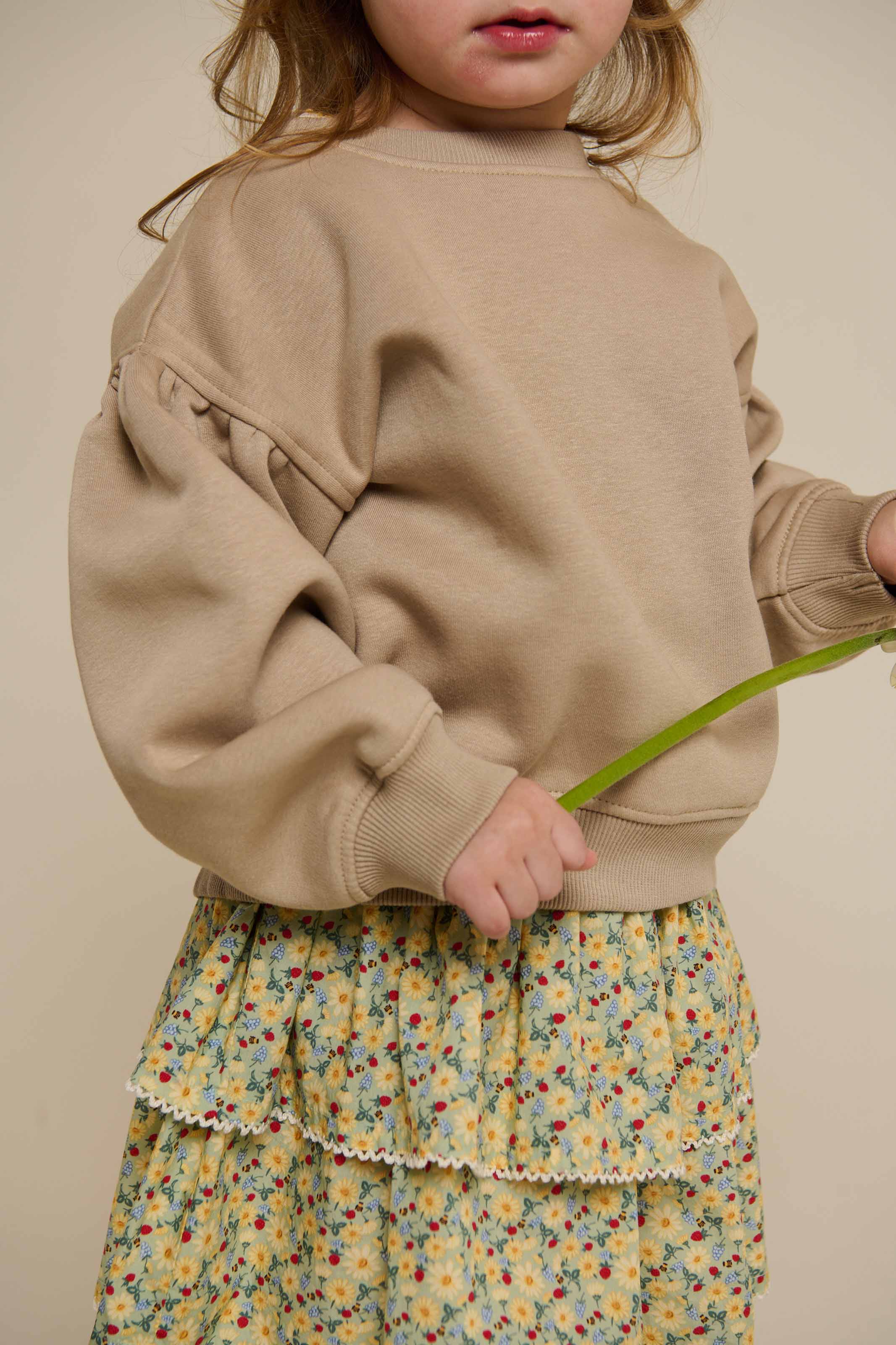 Sweatshirt mit Schleifendetail - Kids - Caffe Latte | 100816 Ruth - Image 6