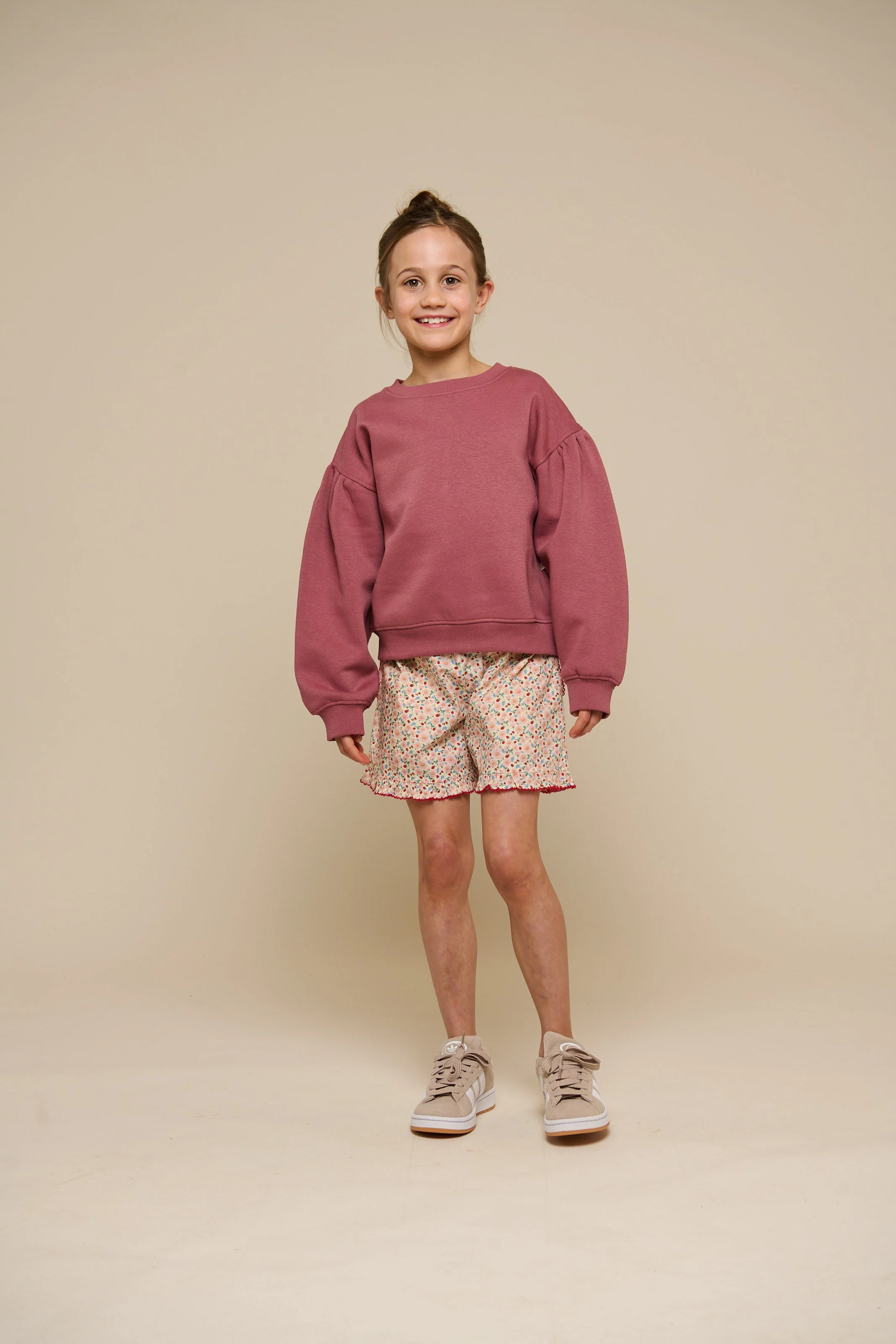 Sweatshirt mit Schleifendetail - Tween - Vintage Red | 100813 Ruth - Image 2