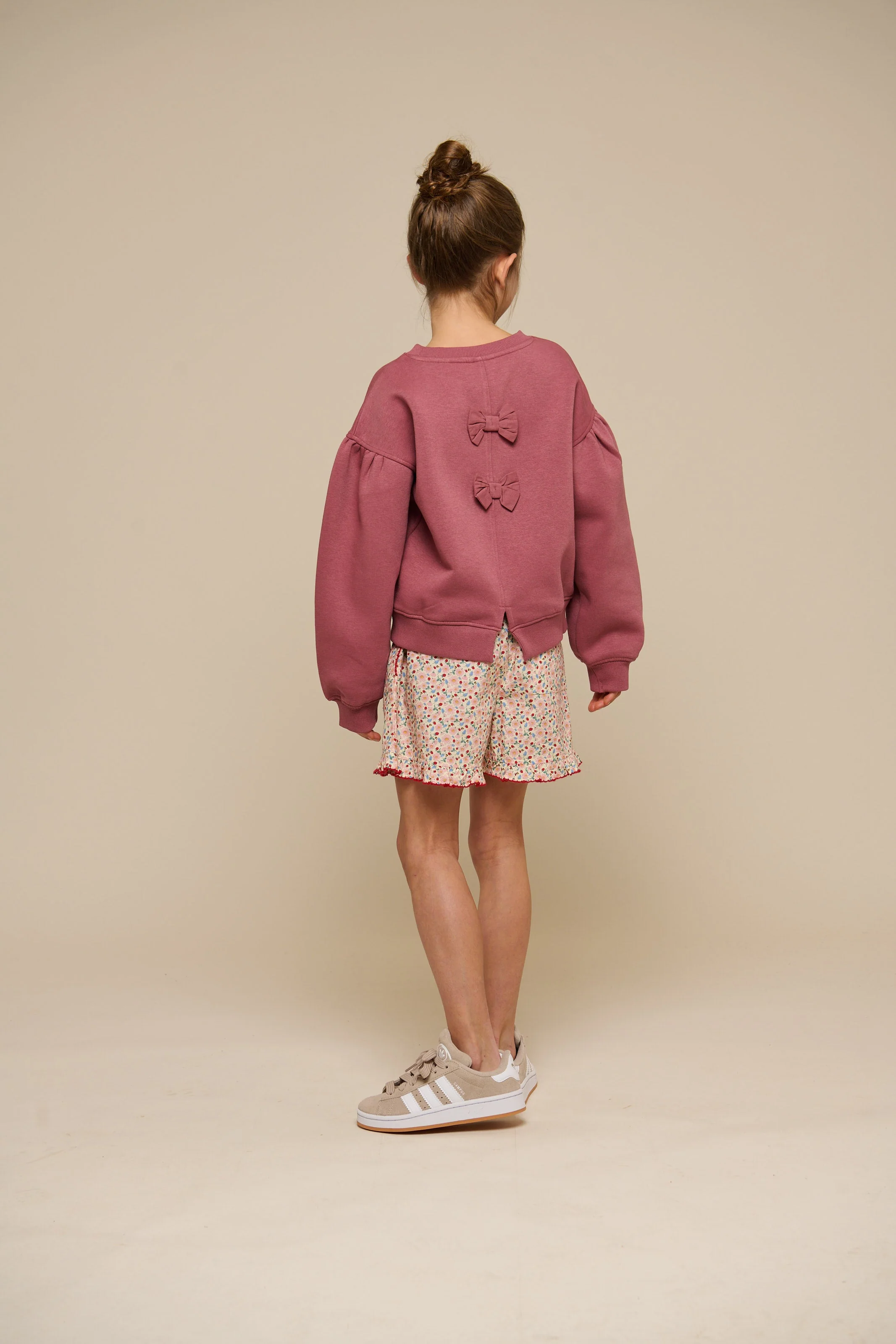 Sweatshirt mit Schleifendetail - Tween - Vintage Red | 100813 Ruth - Image 4