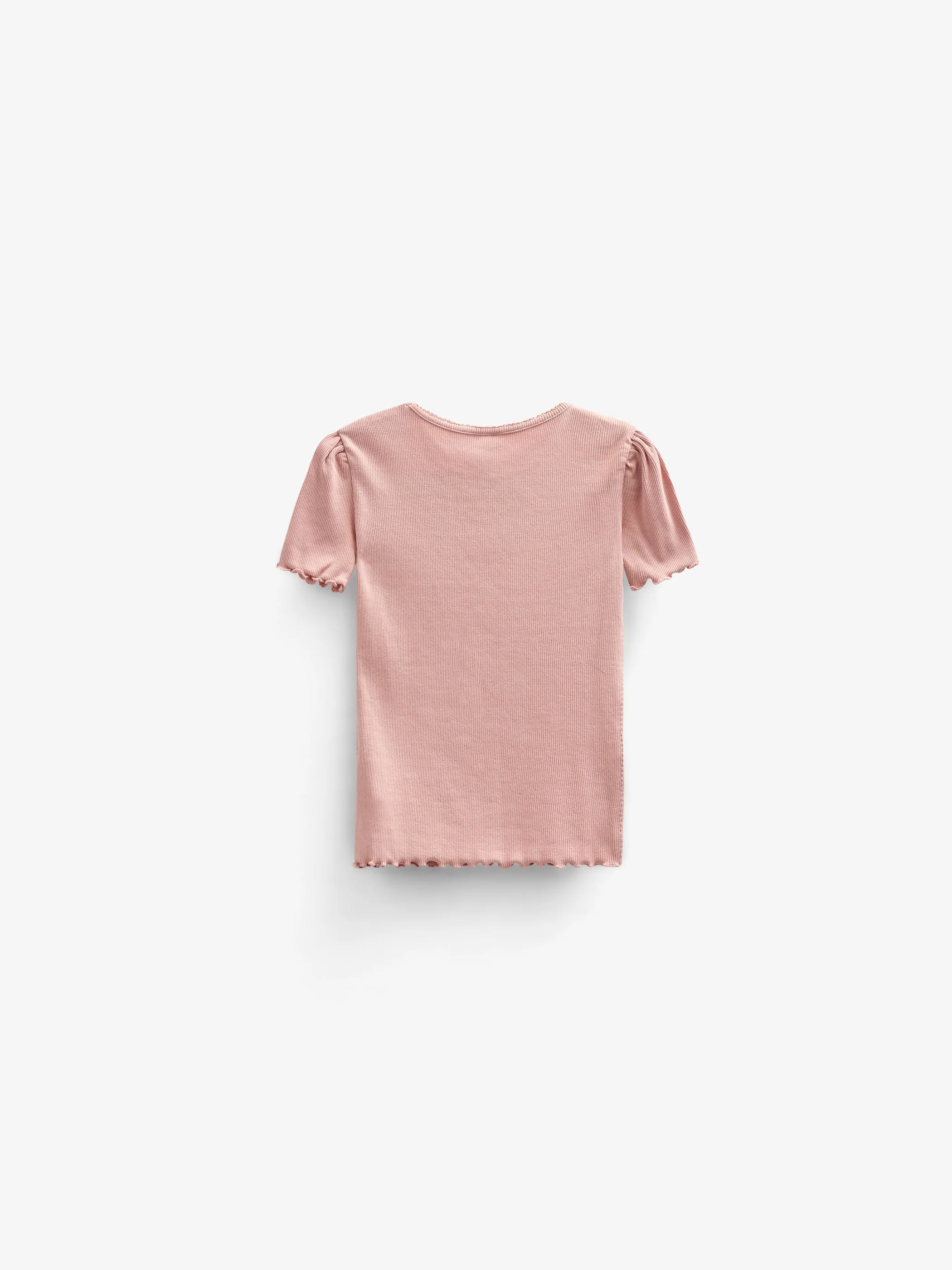 T-Shirt aus Modalripp - Tween - Rose Tan | 101299 Lottie - Image 3
