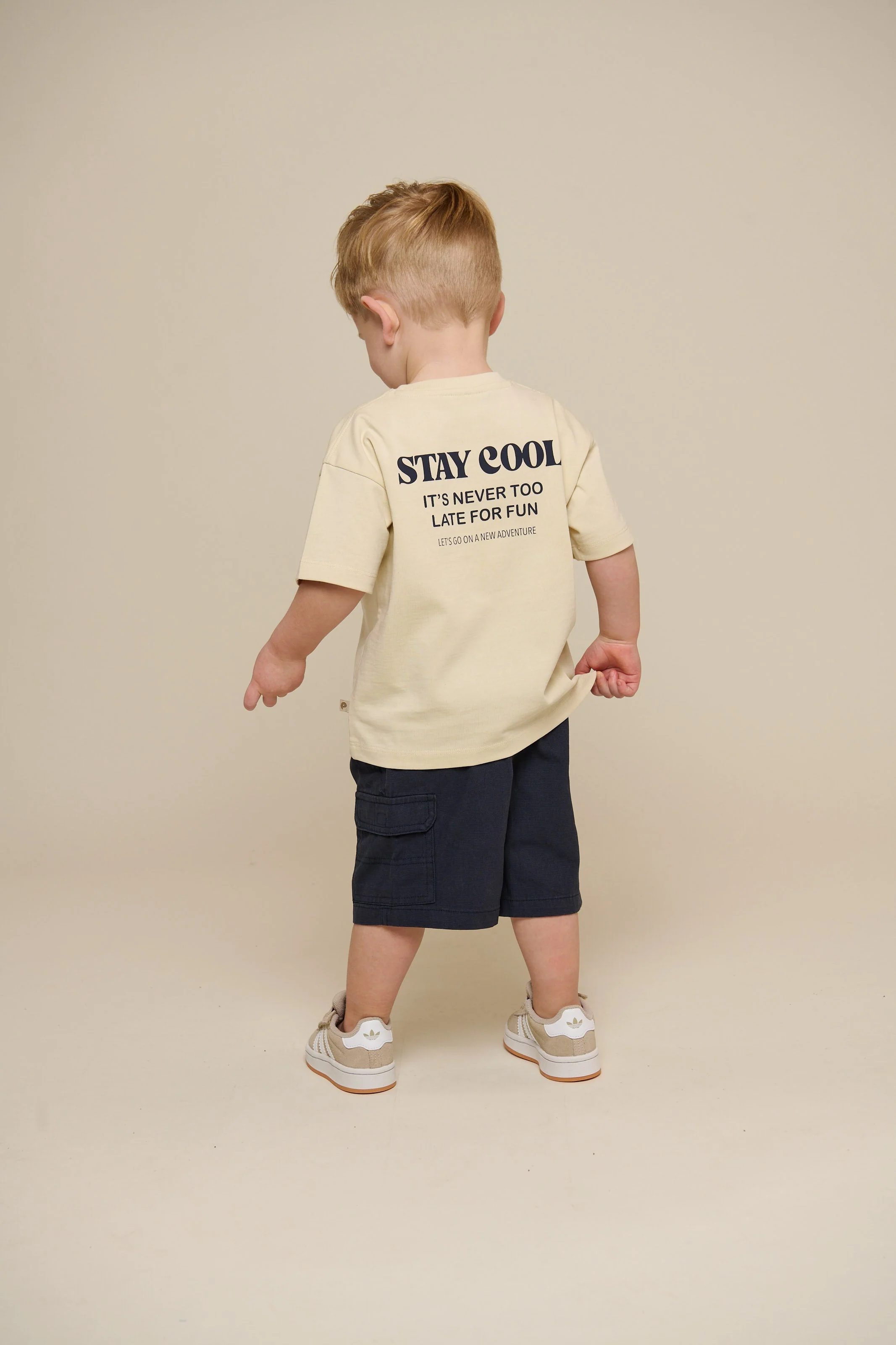 T-Shirt aus schwerem Jersey - Kids - Offwhite | 101334 Jesse - Image 2