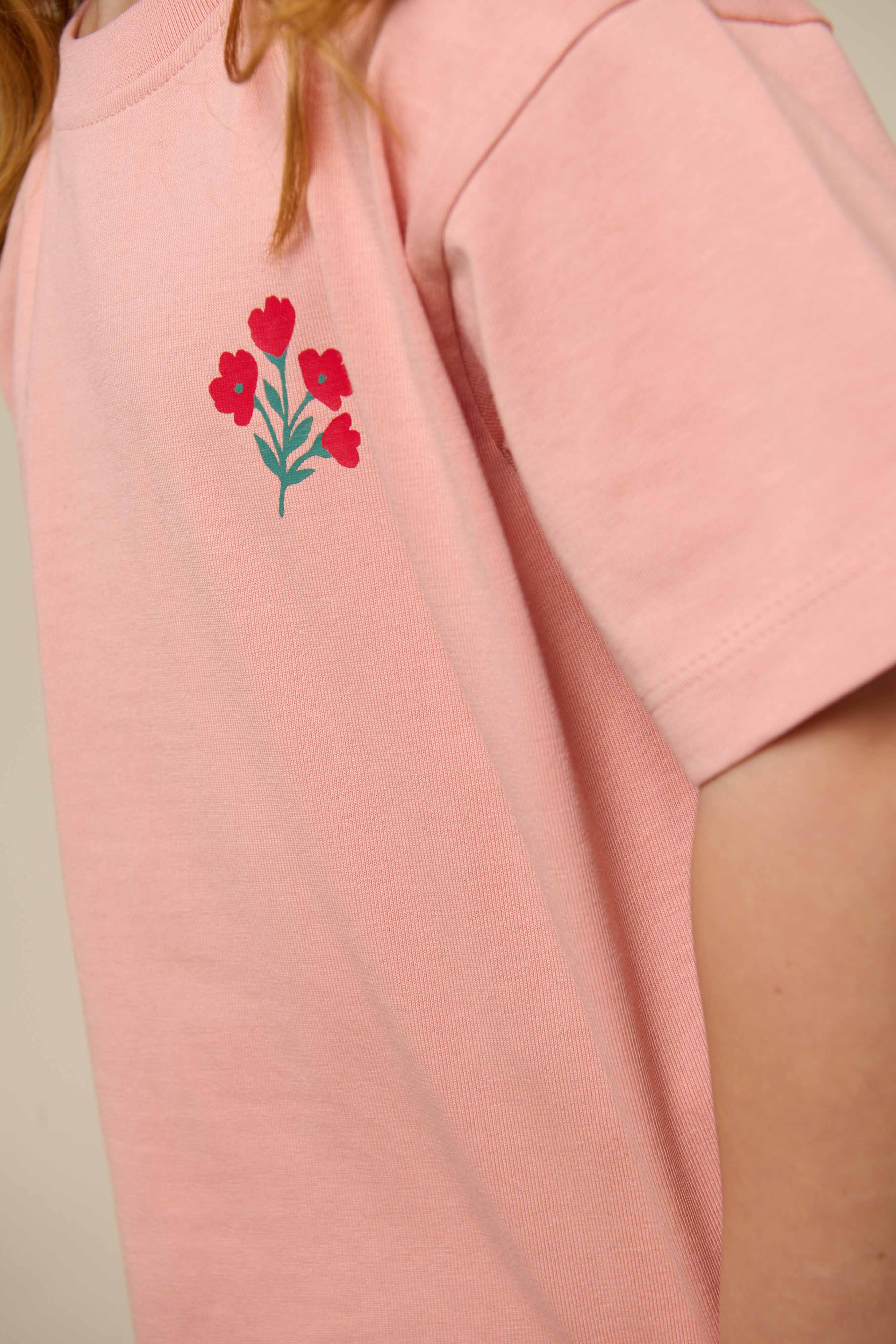 T-Shirt mit Blumenmotiv - Kids - Powder Rose | 101292 Elsa - Image 5