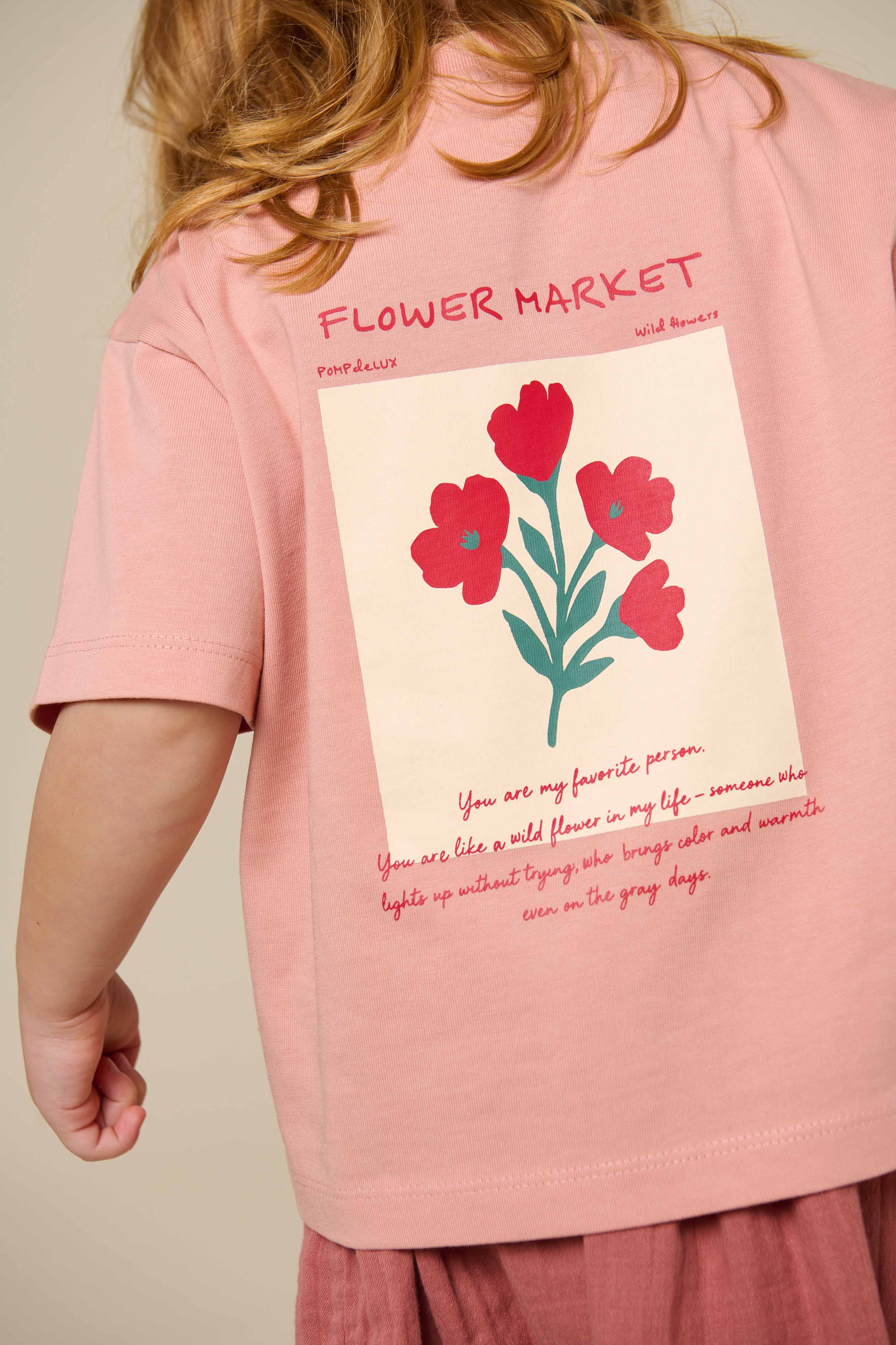 T-Shirt mit Blumenmotiv - Kids - Powder Rose | 101292 Elsa - Image 6