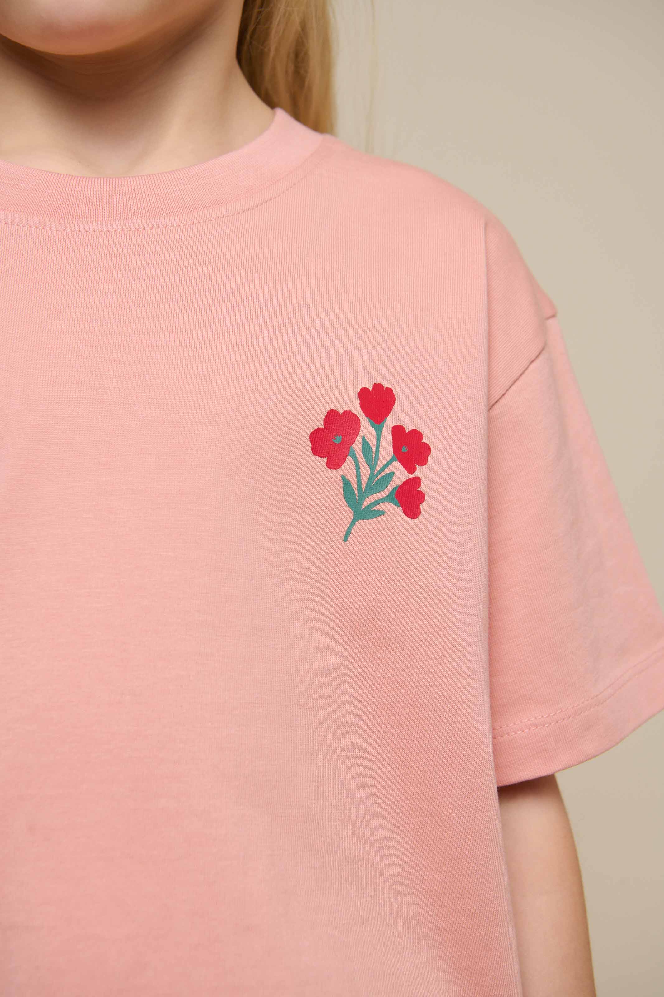T-Shirt mit Blumenmuster - Tween - Powder Rose | 101293 Elsa - Image 5
