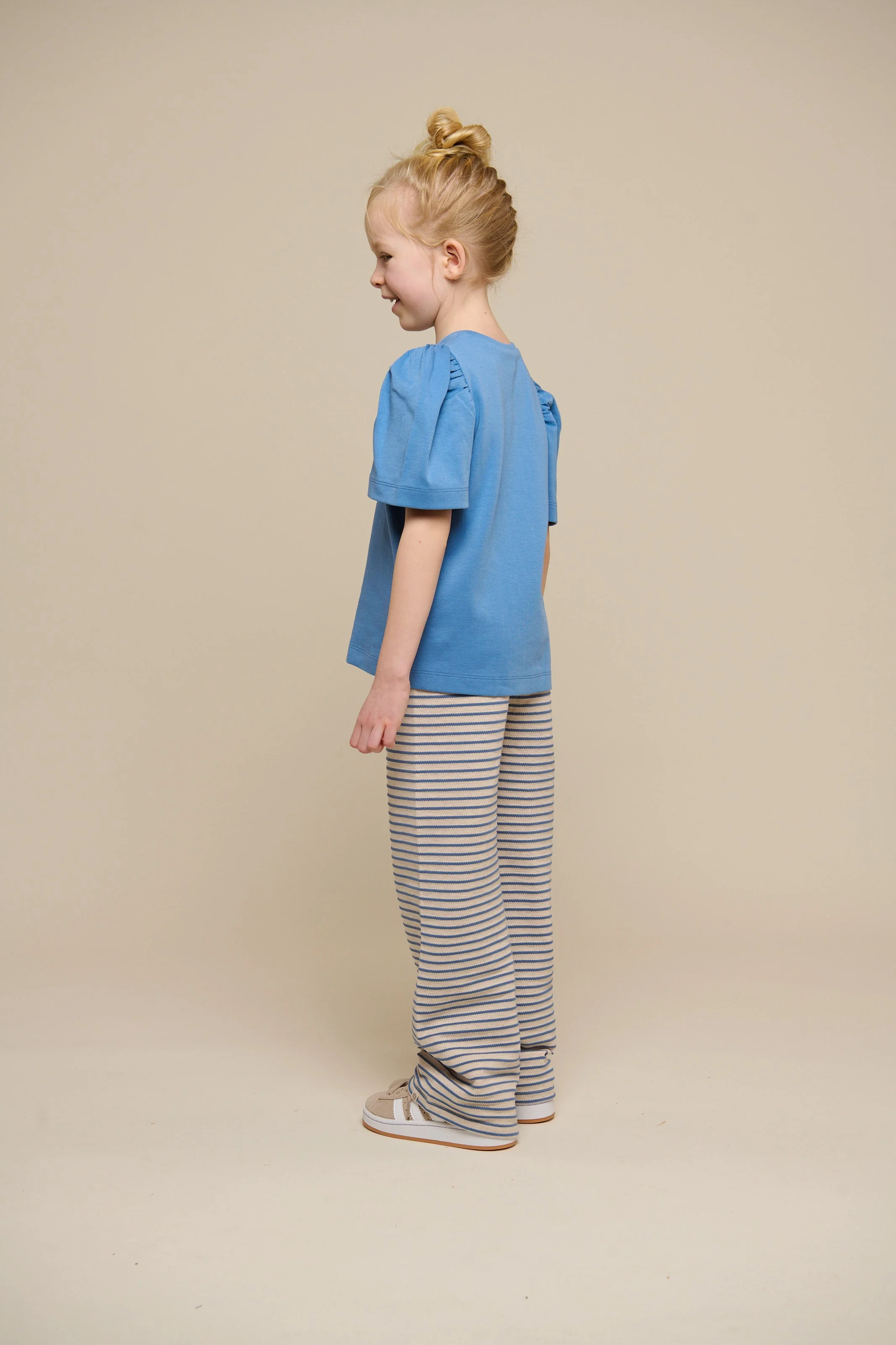 T-Shirt mit Stickerei - Tween - Dusty Blue | 101238 Amanda - Image 4