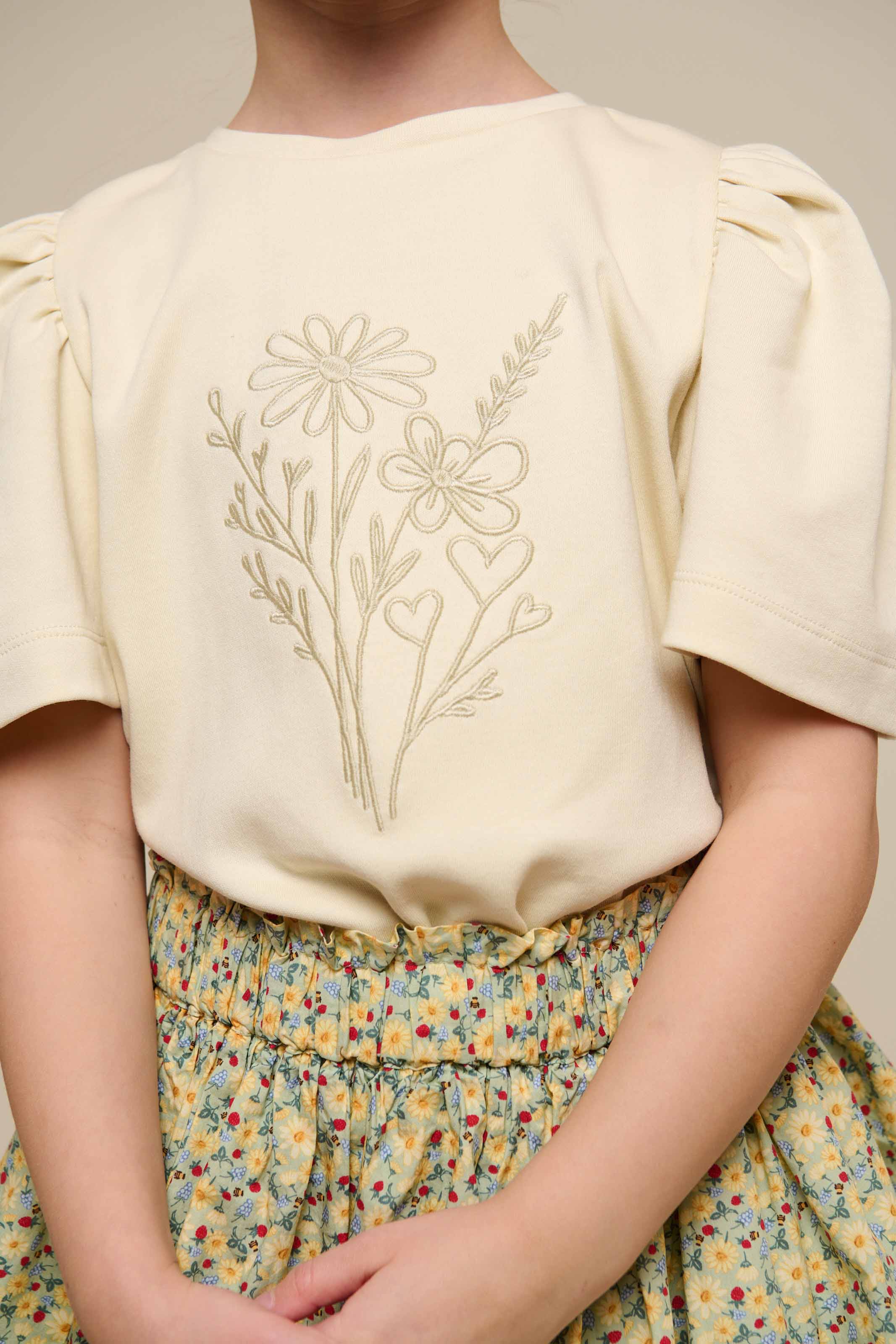 T-Shirt mit Stickerei - Tween - Offwhite | 101236 Amanda - Image 5