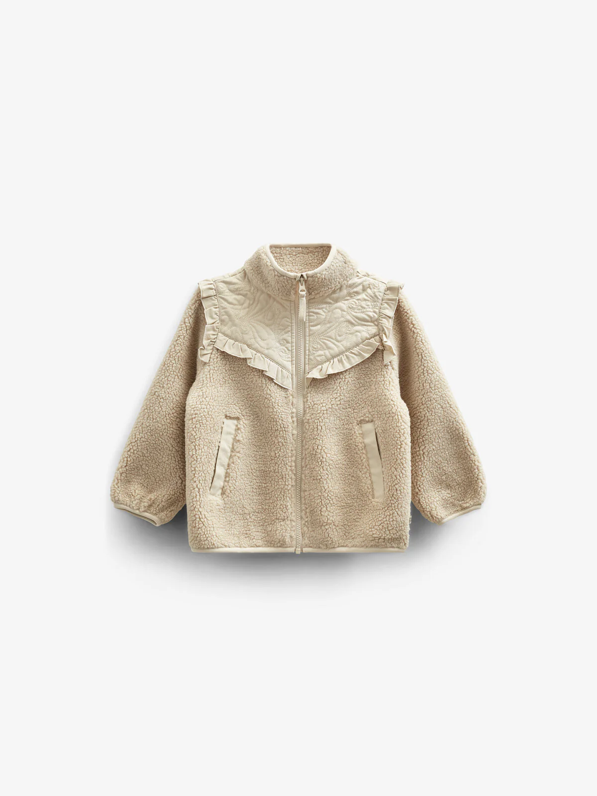 Teddyjacke mit Reißverschluss und Rüschen - Kids - Nature | 100638 Madison