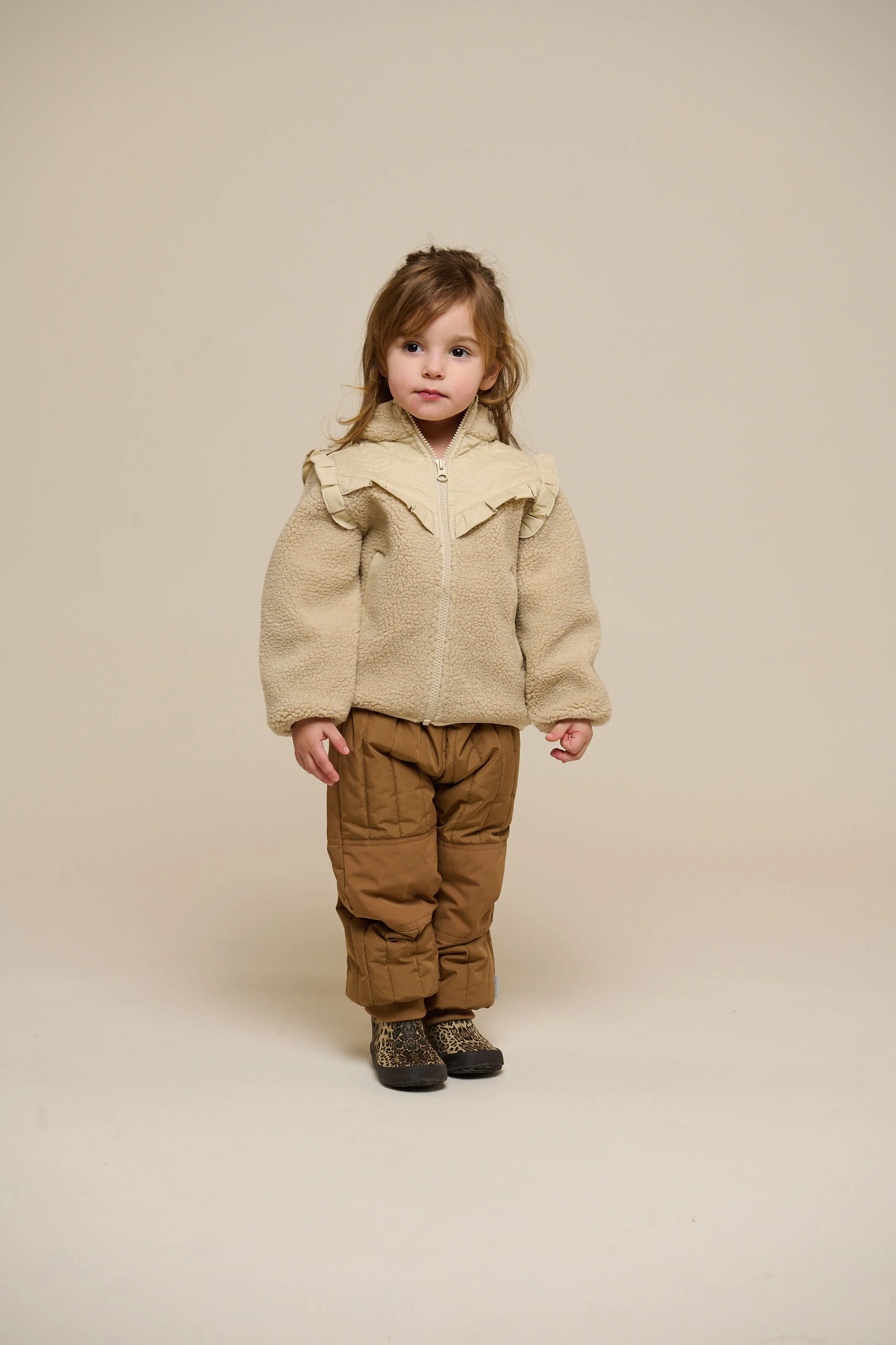 Teddyjacke mit Reißverschluss und Rüschen - Kids - Nature | 100638 Madison - Image 2