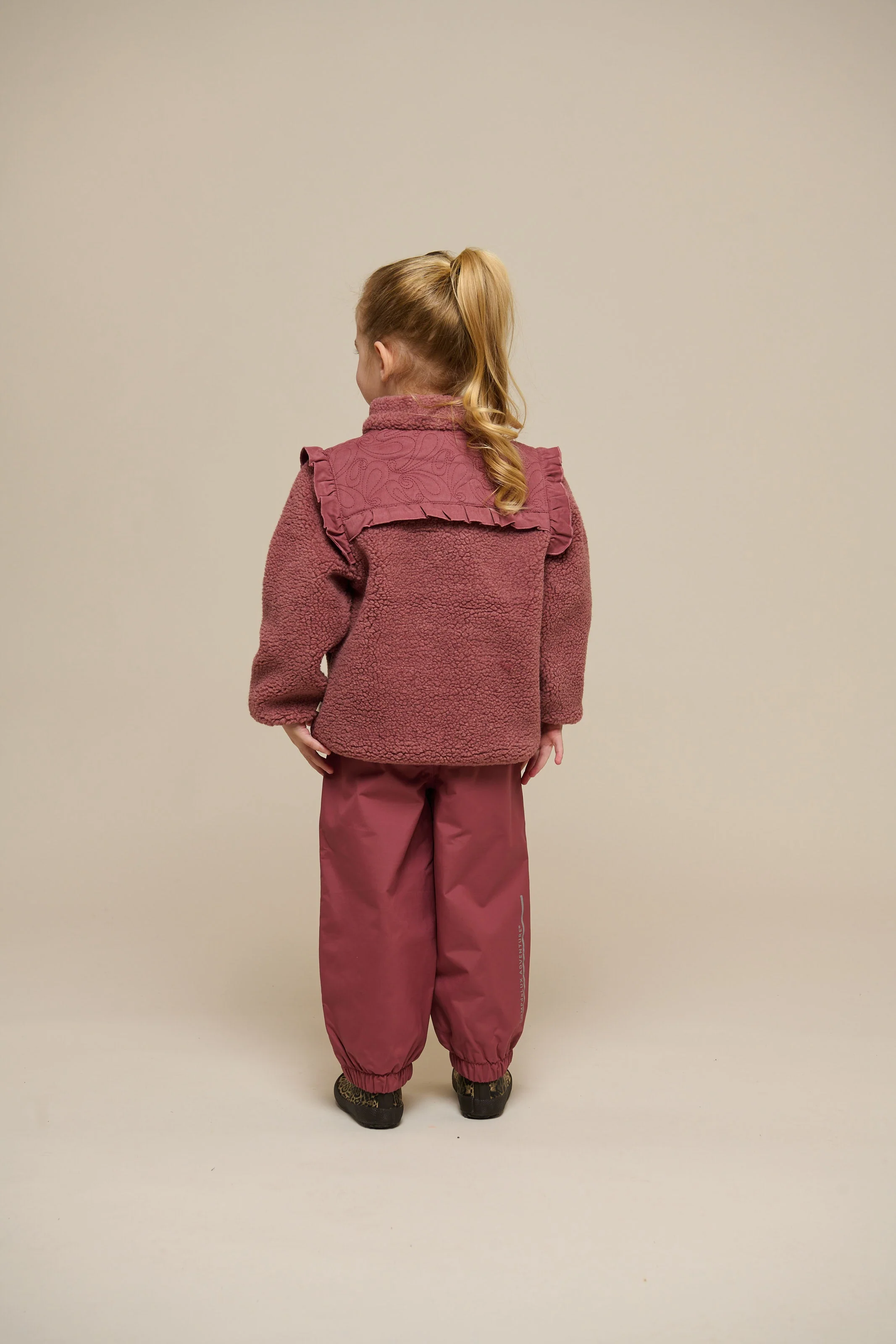 Teddyjacke mit Reißverschluss und Rüschen - Kids - Old Rose | 100636 Madison - Image 5