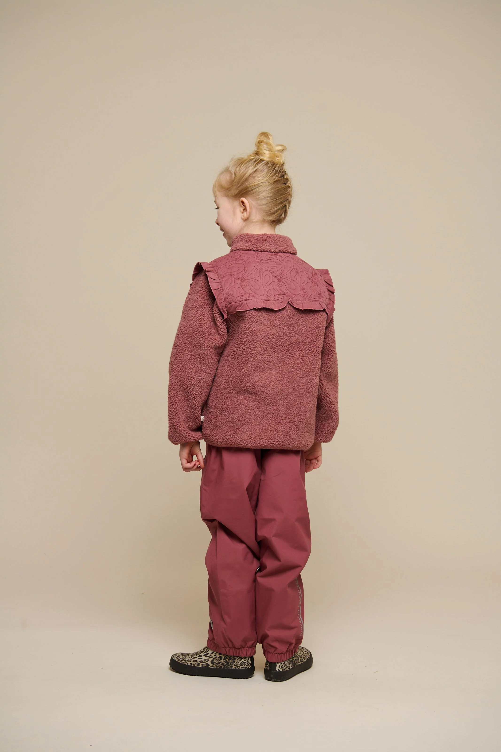 Teddyjacke mit Reißverschluss und Rüschen - Tween - Old Rose | 100637 Madison - Image 5